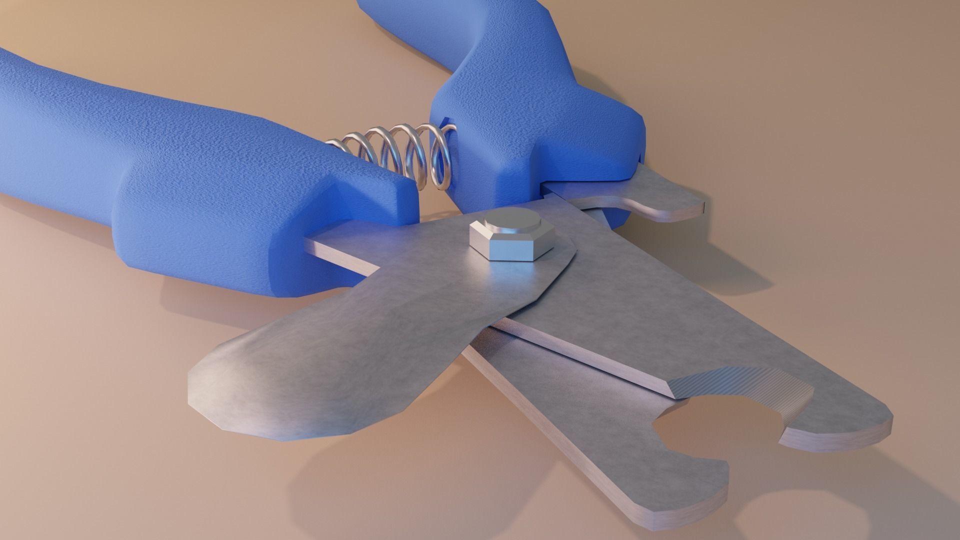 claw cutter Low-poly 3D model_4