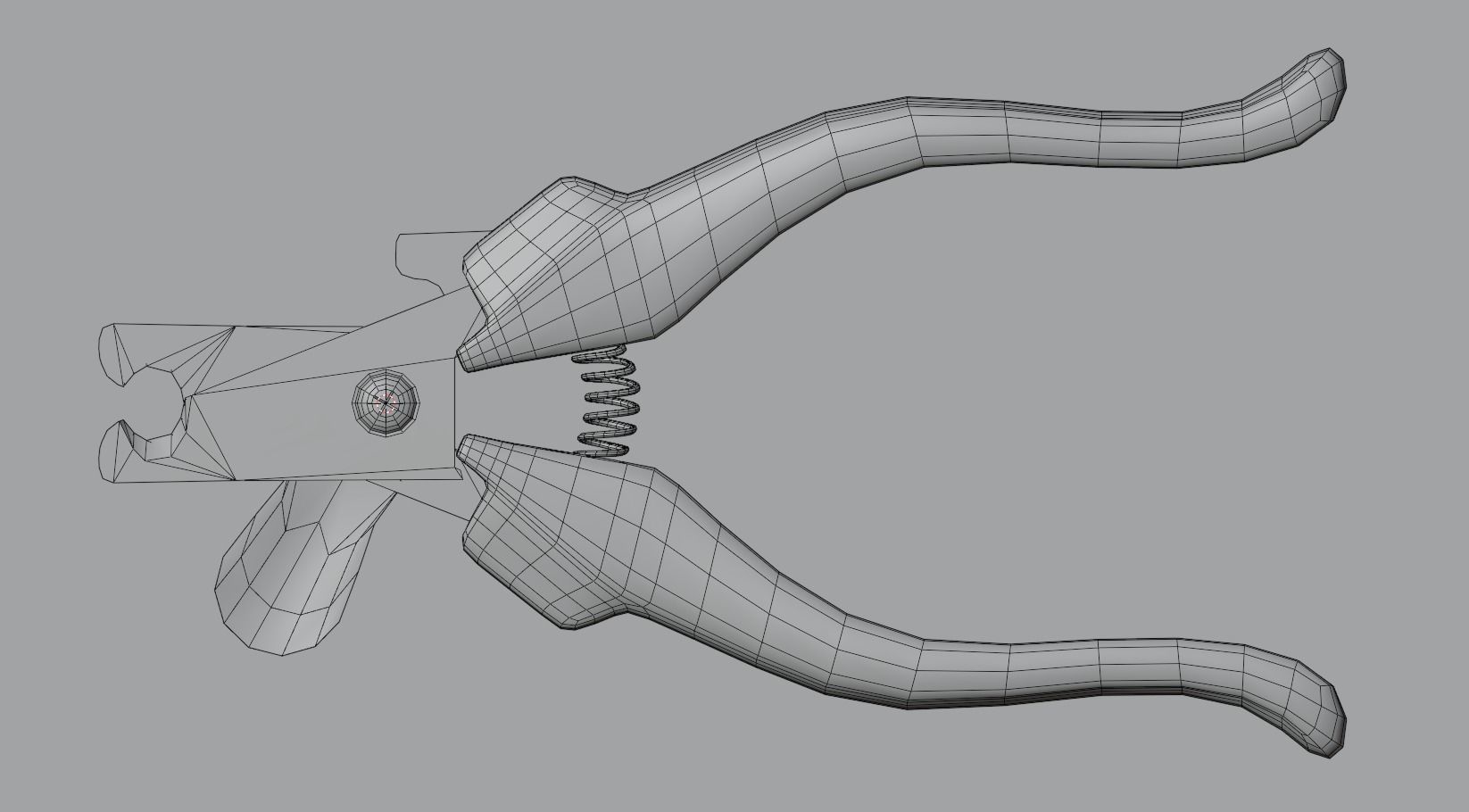 claw cutter Low-poly 3D model_7