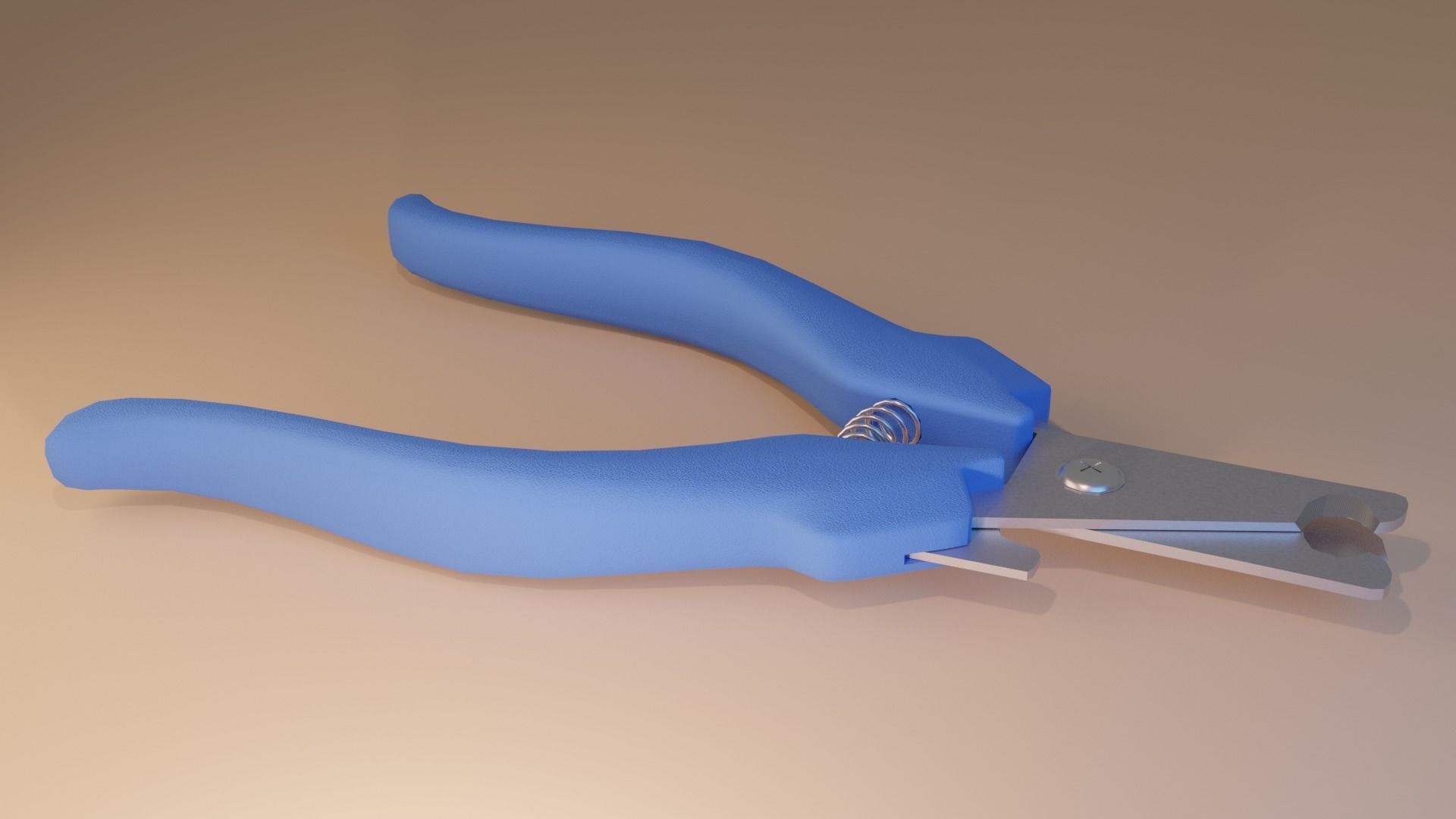 claw cutter Low-poly 3D model_0