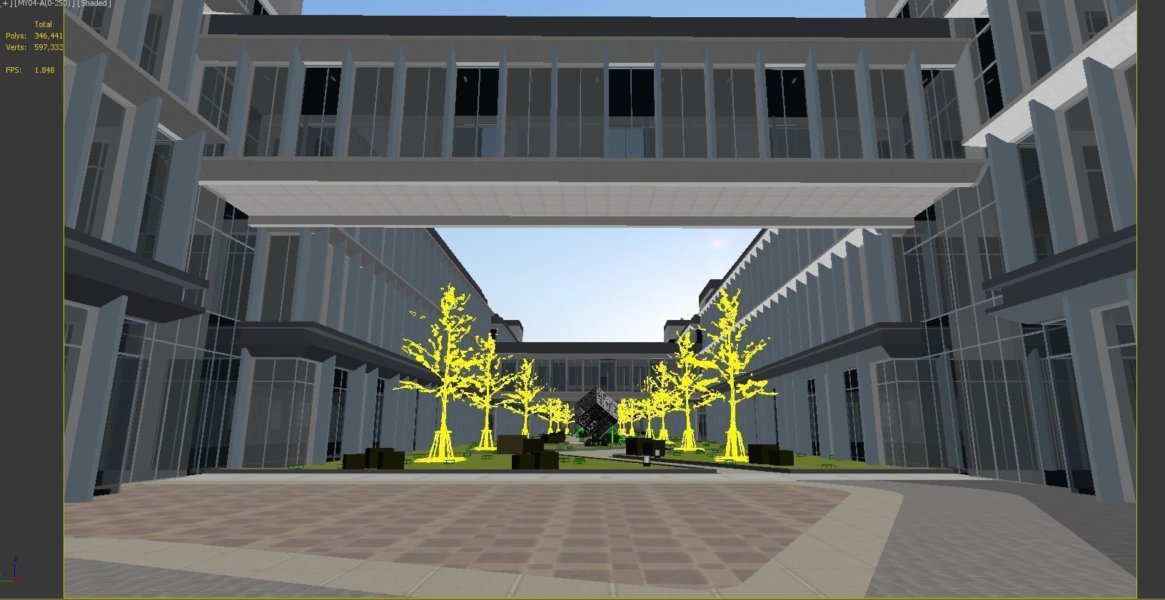 Office building 3D model_6