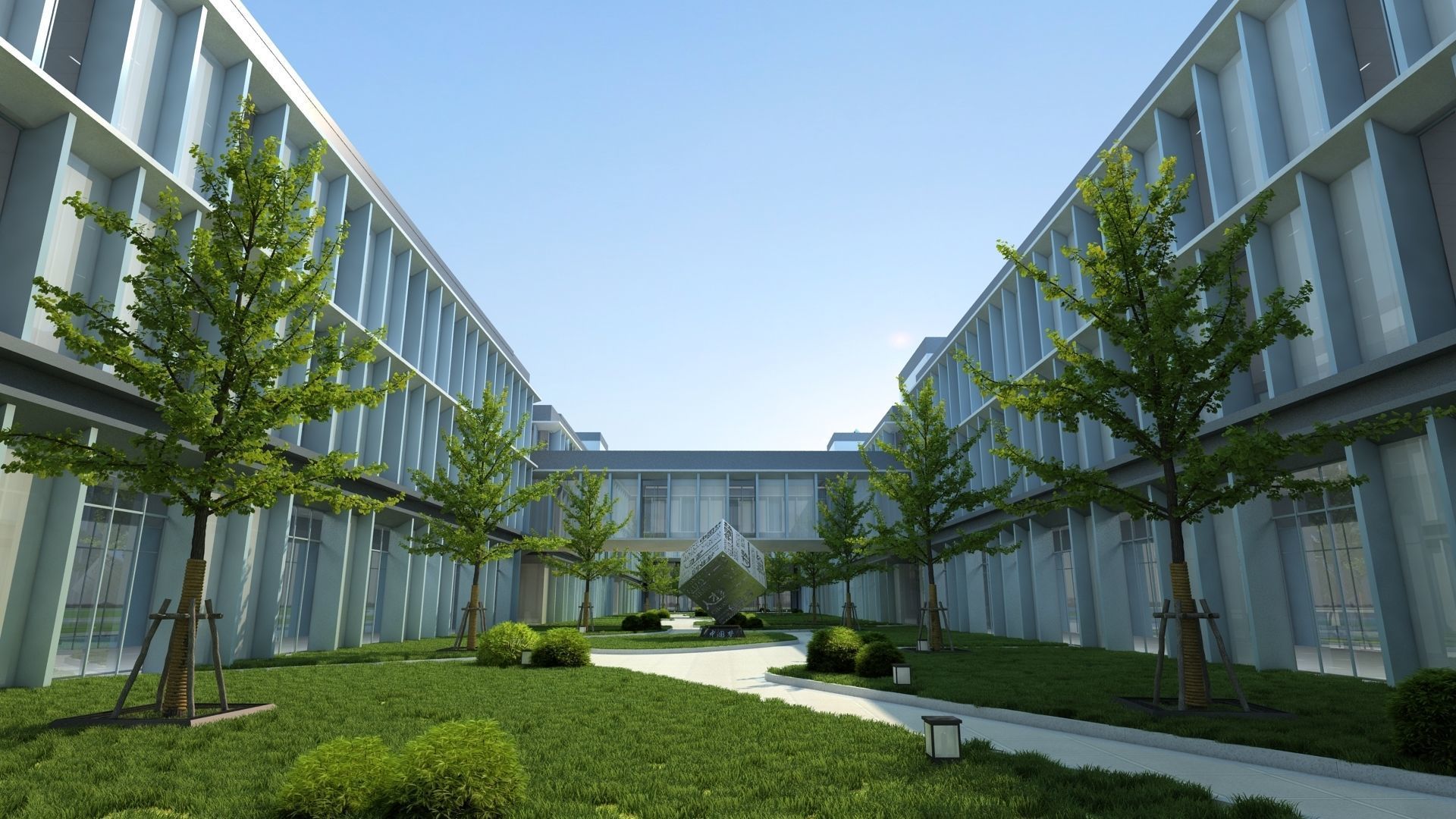 Office building 3D model_3