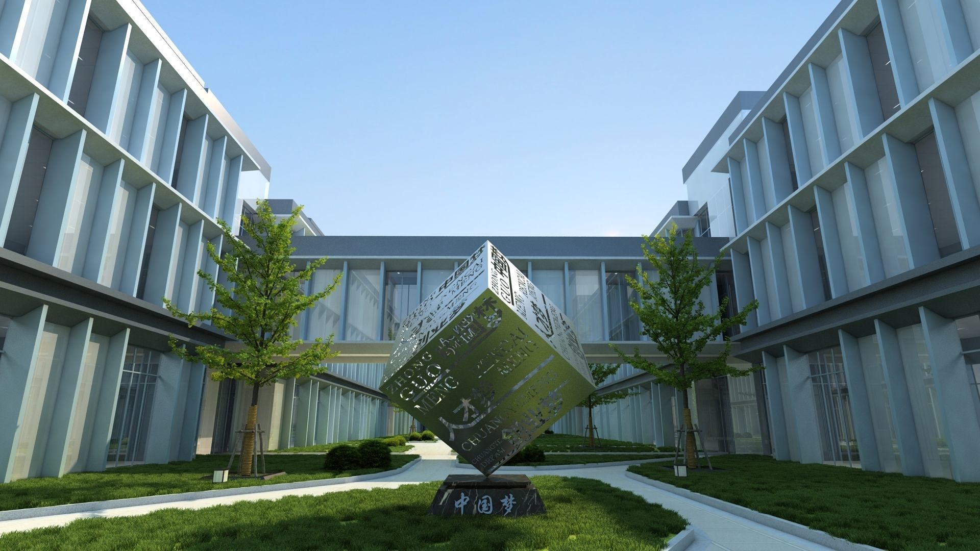 Office building 3D model_5