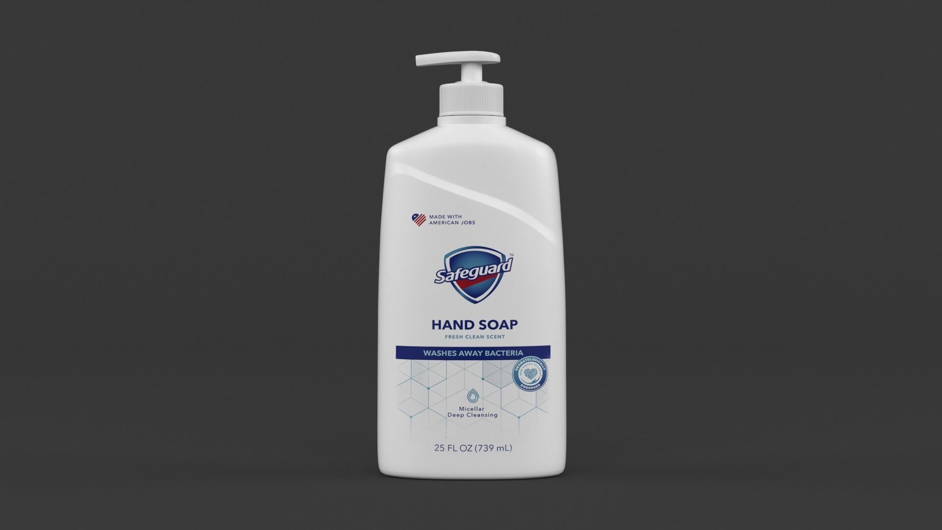 Safeguard Hand Soap 3D model_4
