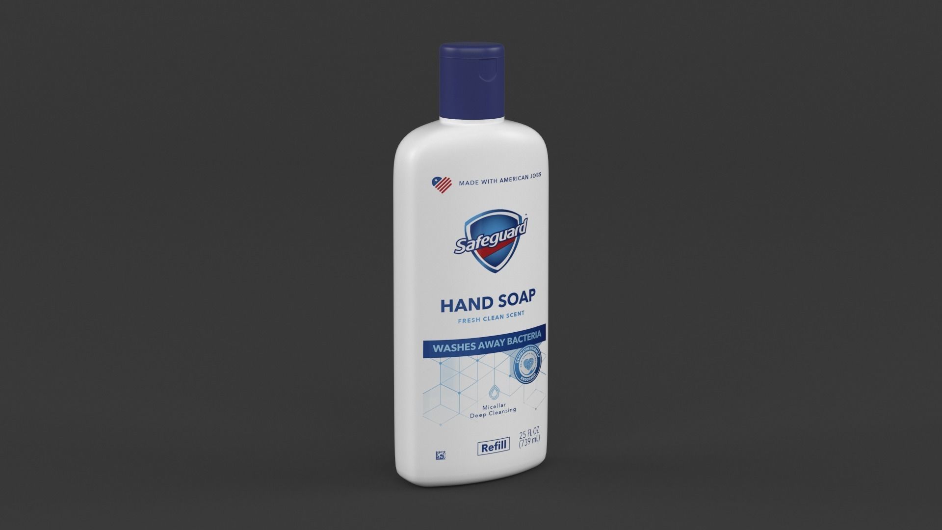 Safeguard Hand Soap 3D model_3