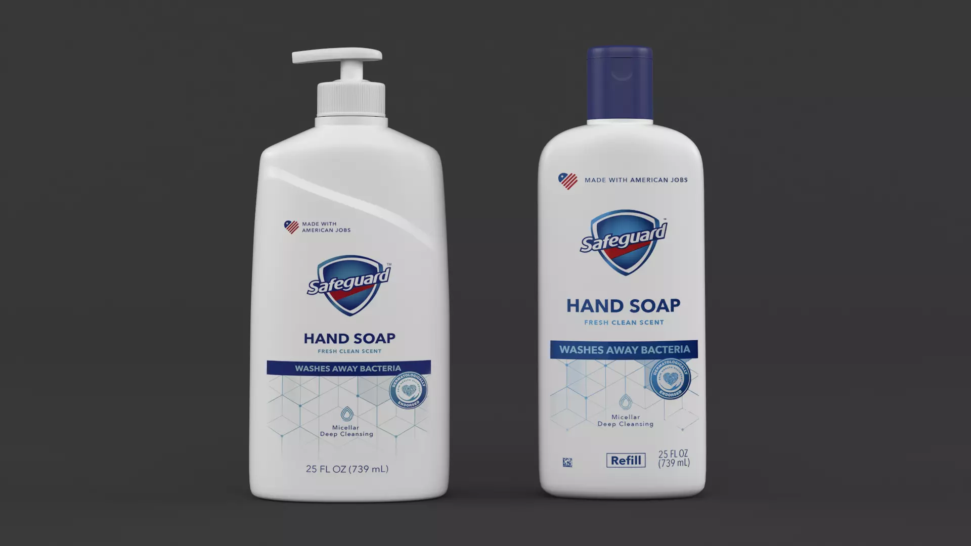 Safeguard Hand Soap 3D model_0