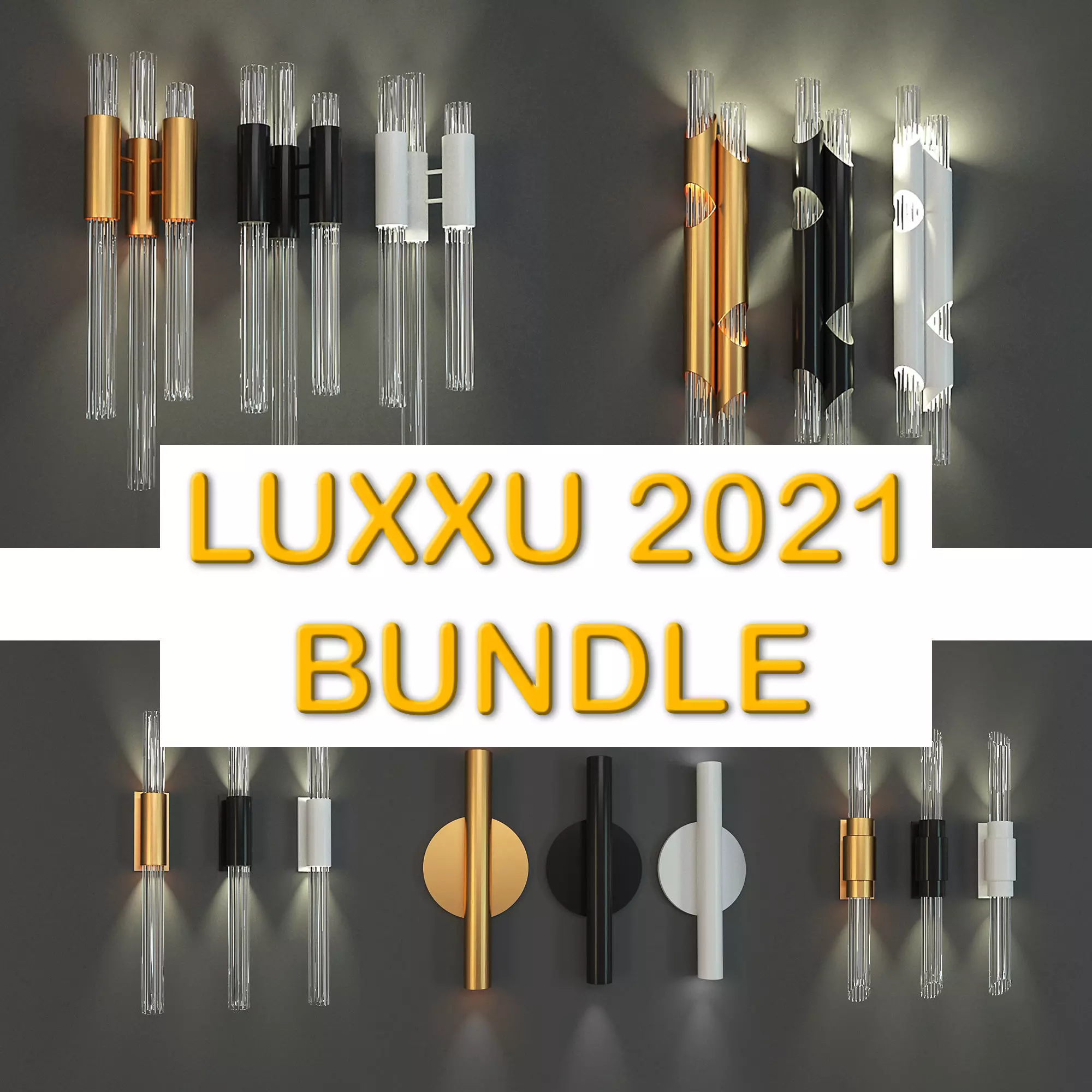 Luxxu 2021 lighting bundle 3D model