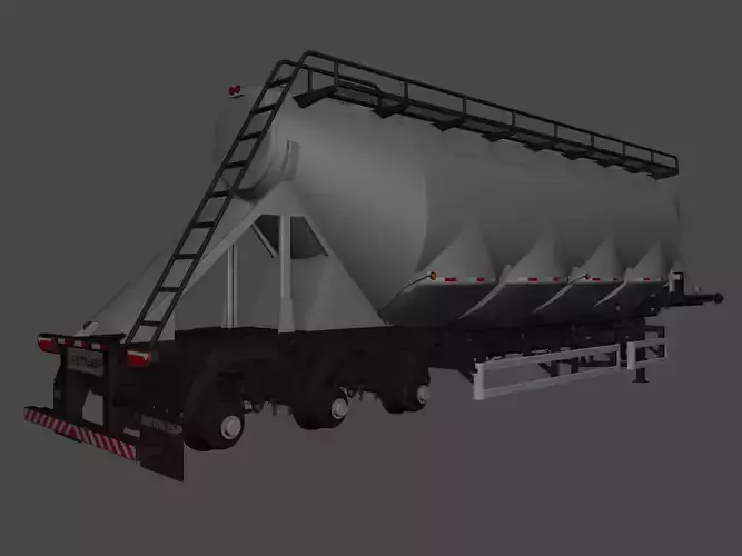 Cement semi trailer carreta silo cimento cebolao metalesp