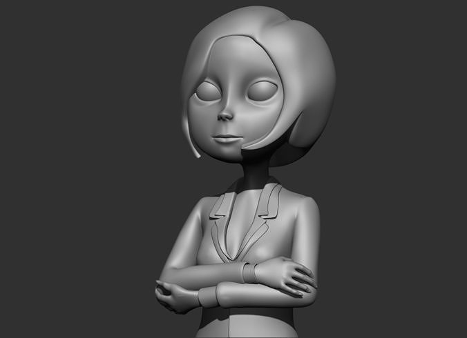 female 3d print model woman 3D print model