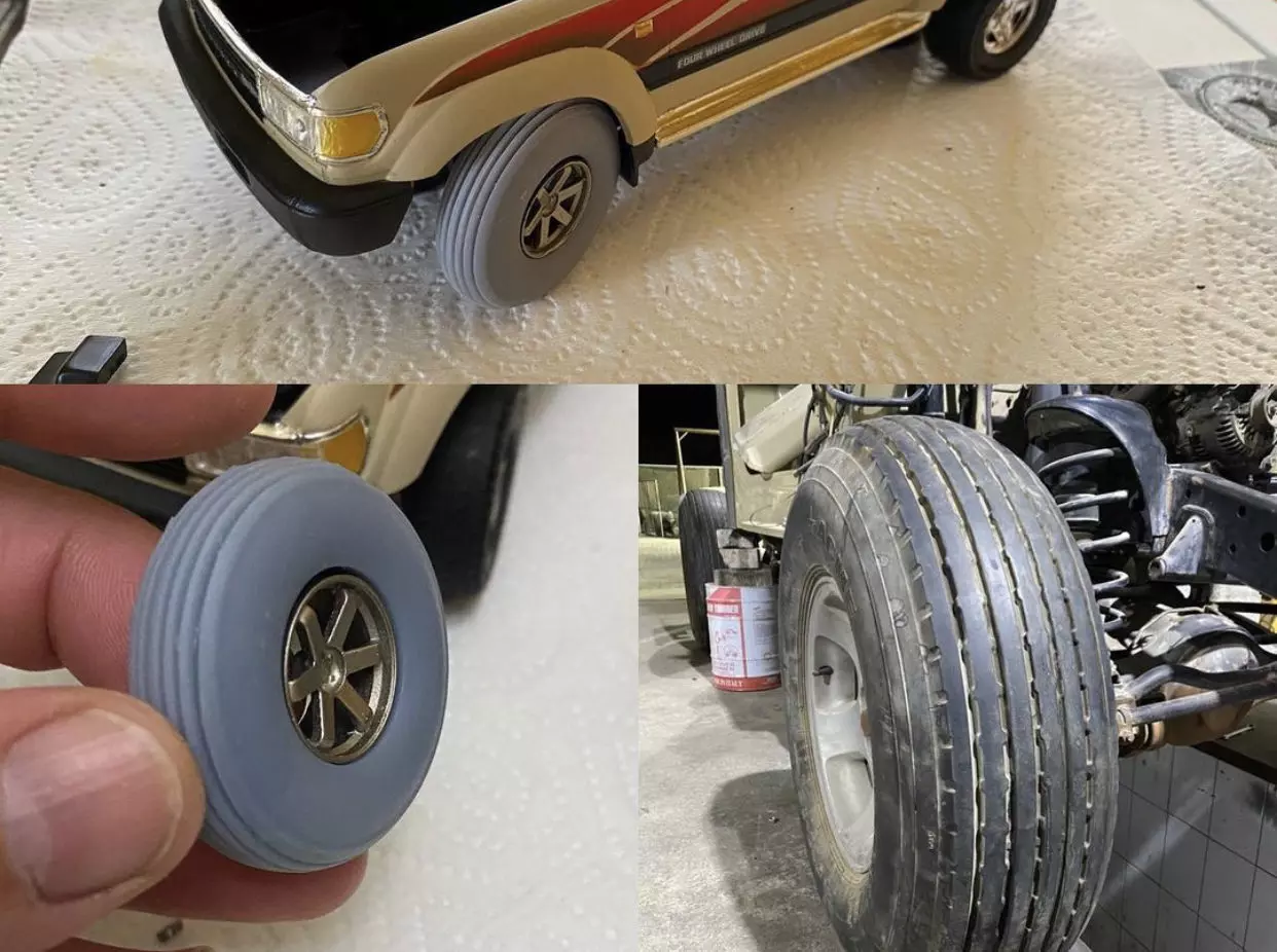 Offroad Desert Balloon Tires Tyres 3D print model_0