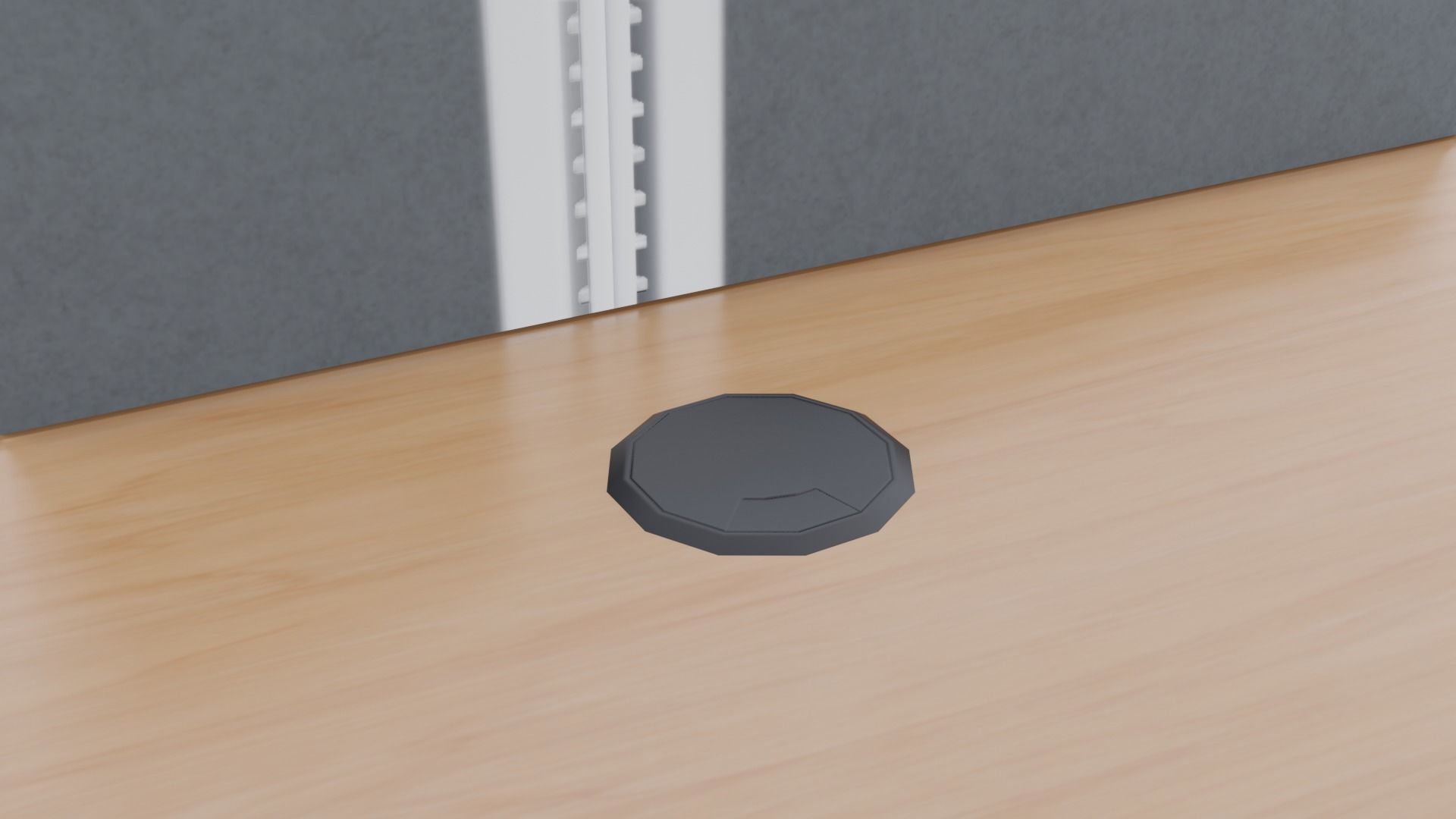 Office Desk Low-poly 3D model_14