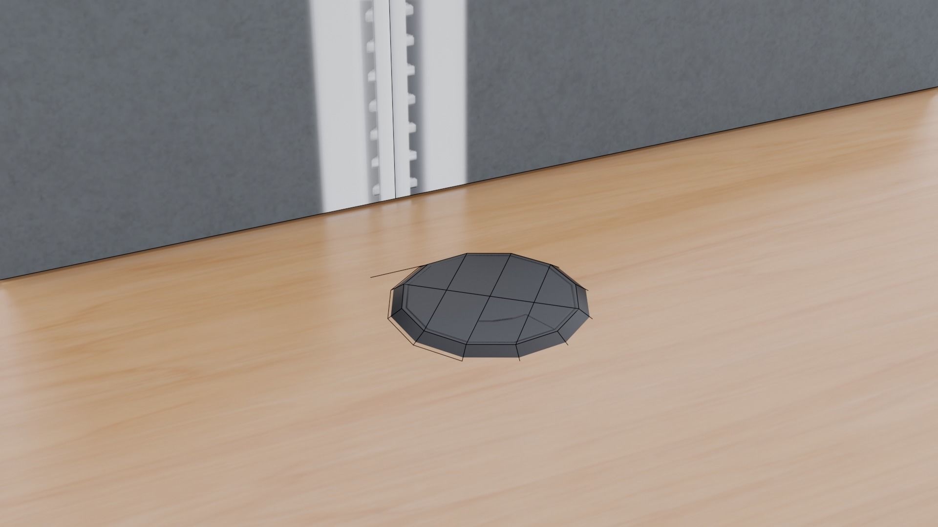 Office Desk Low-poly 3D model_15