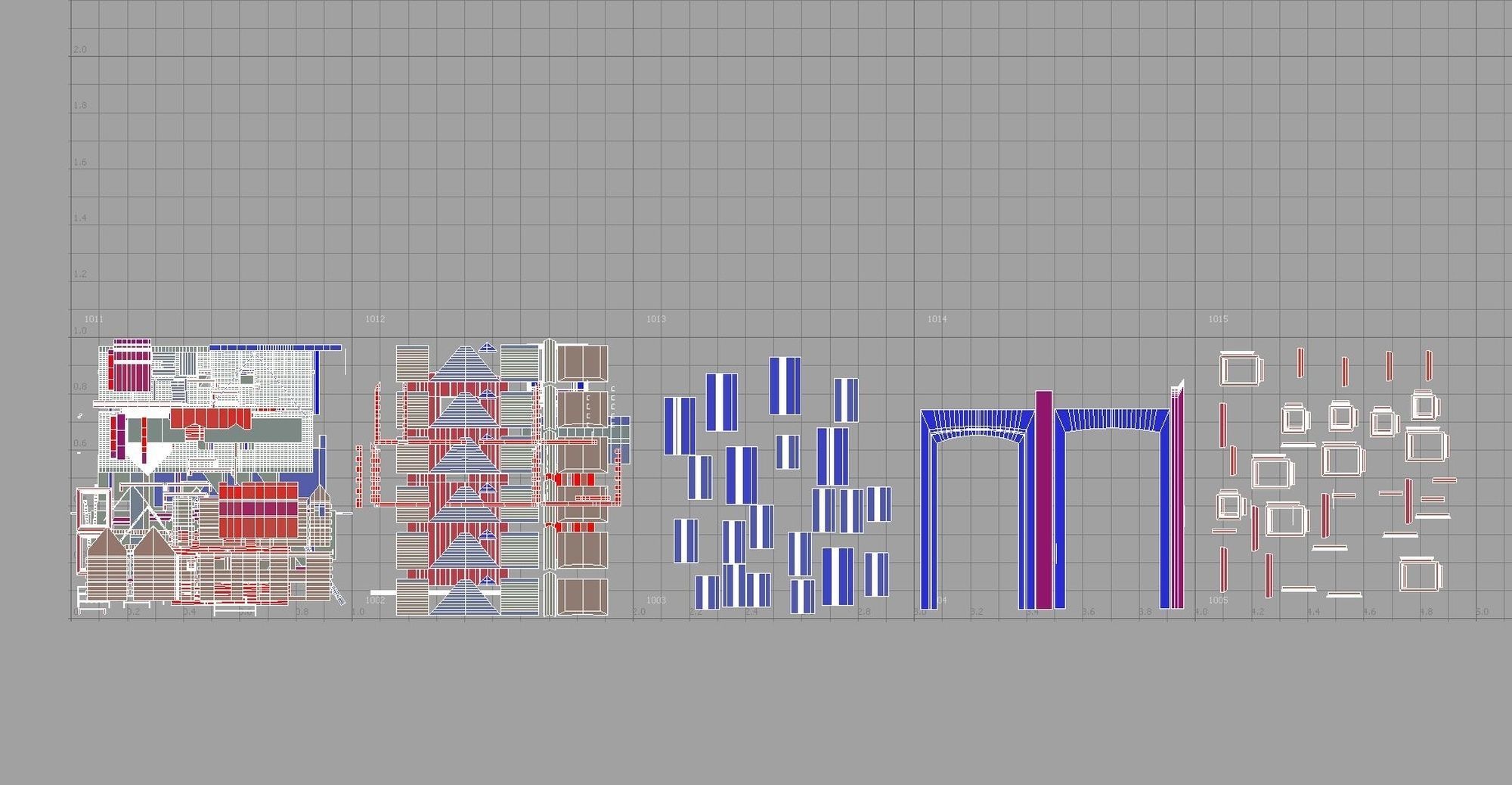 An English Georgian House Cottage 3D model_11