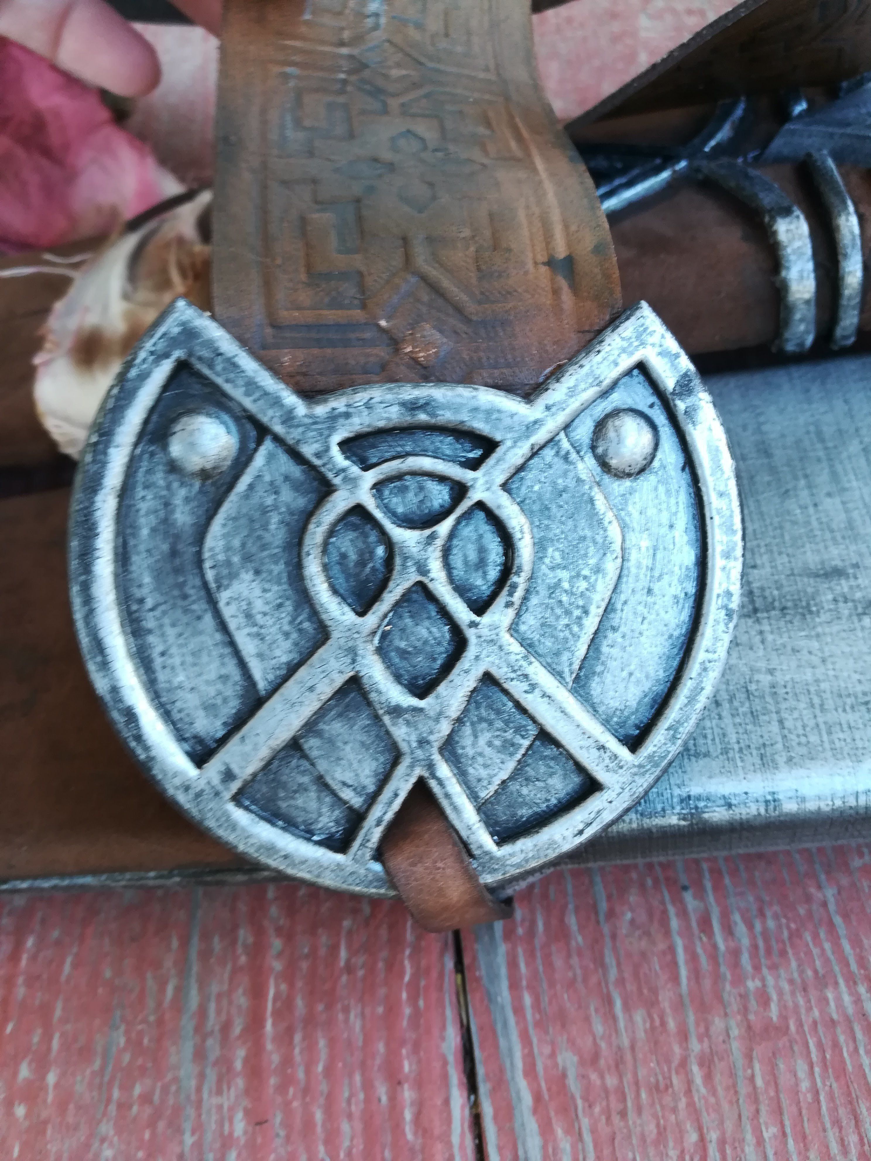 Talion Sword belt and Scabbards - Shadow of Mordor 3D Printable 3D print model_23