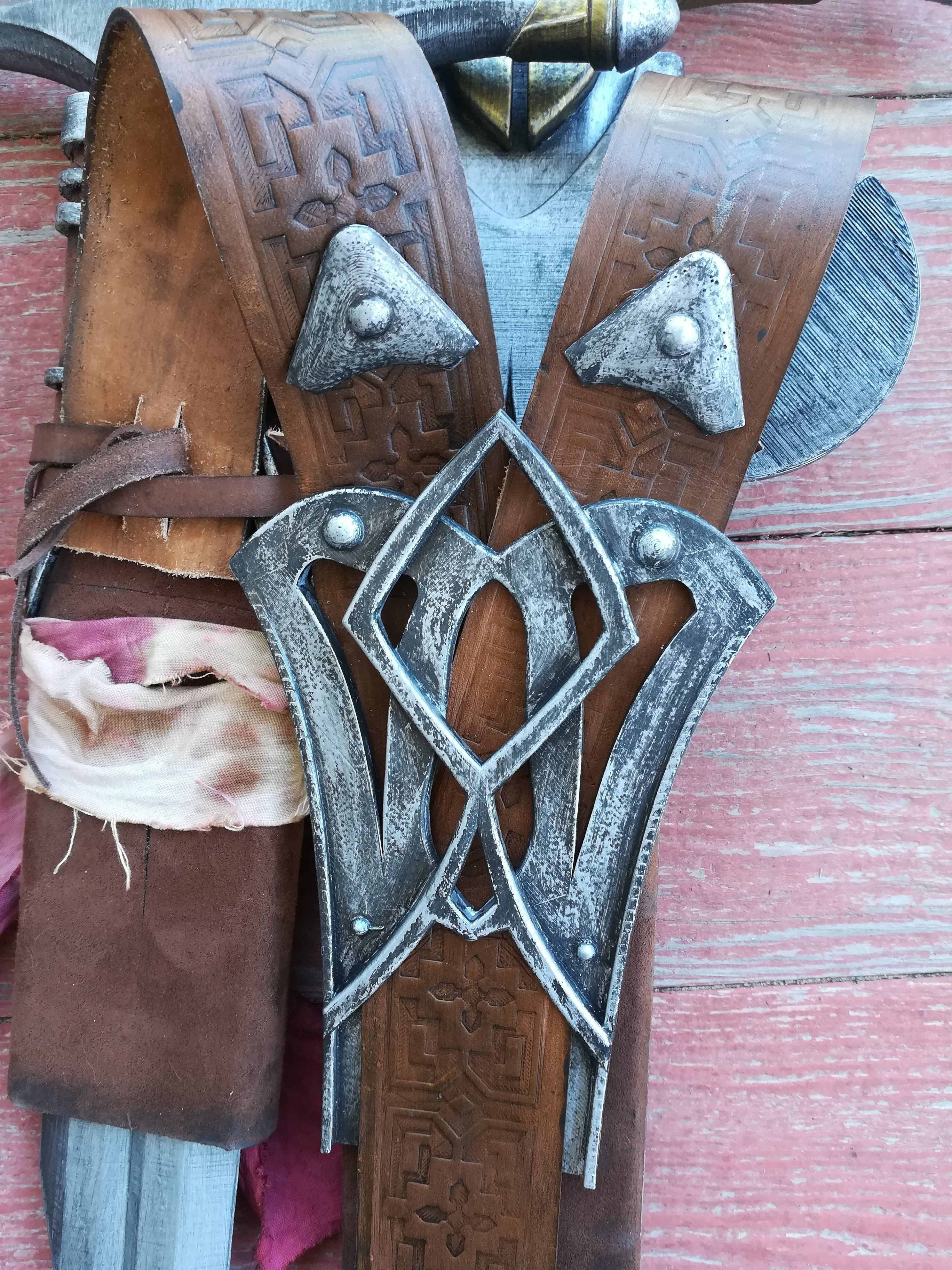 Talion Sword belt and Scabbards - Shadow of Mordor 3D Printable 3D print model_24