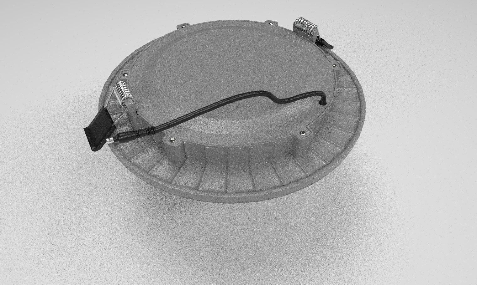 led light ceiling 3D model_4