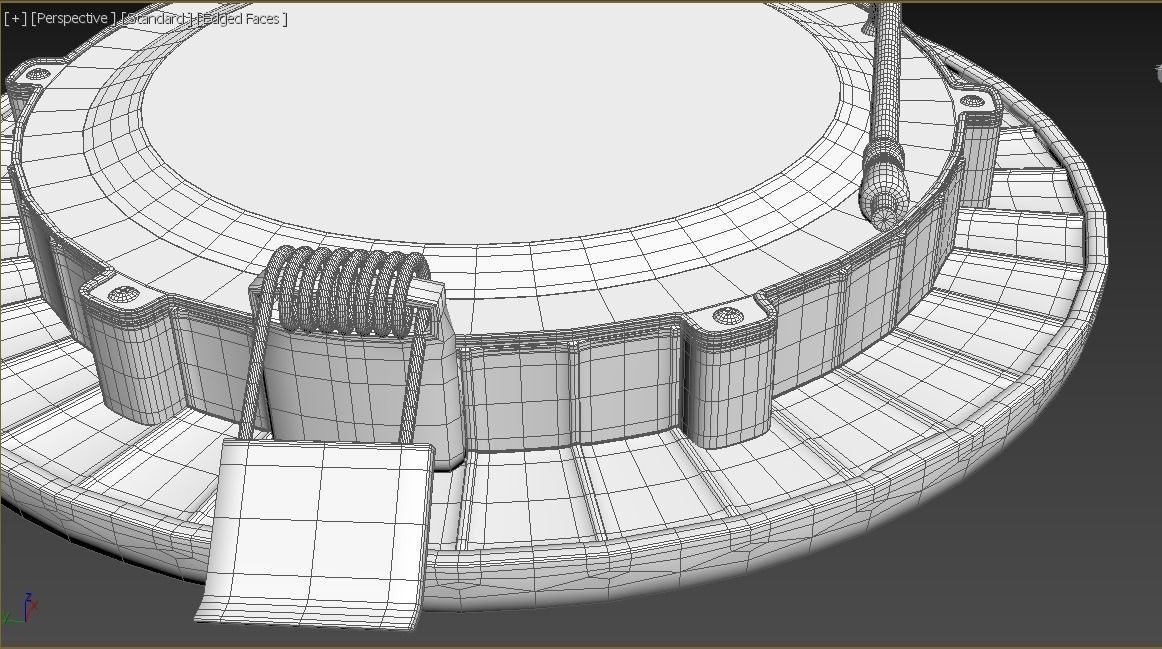 led light ceiling 3D model_13