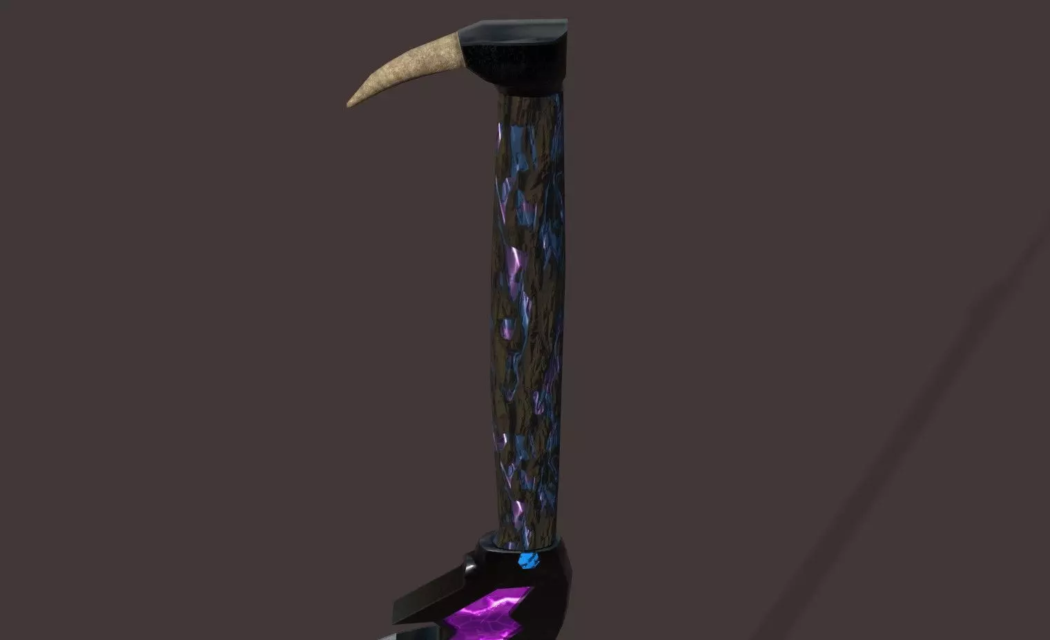 PBR Magic Demon Sword Free low-poly 3D model