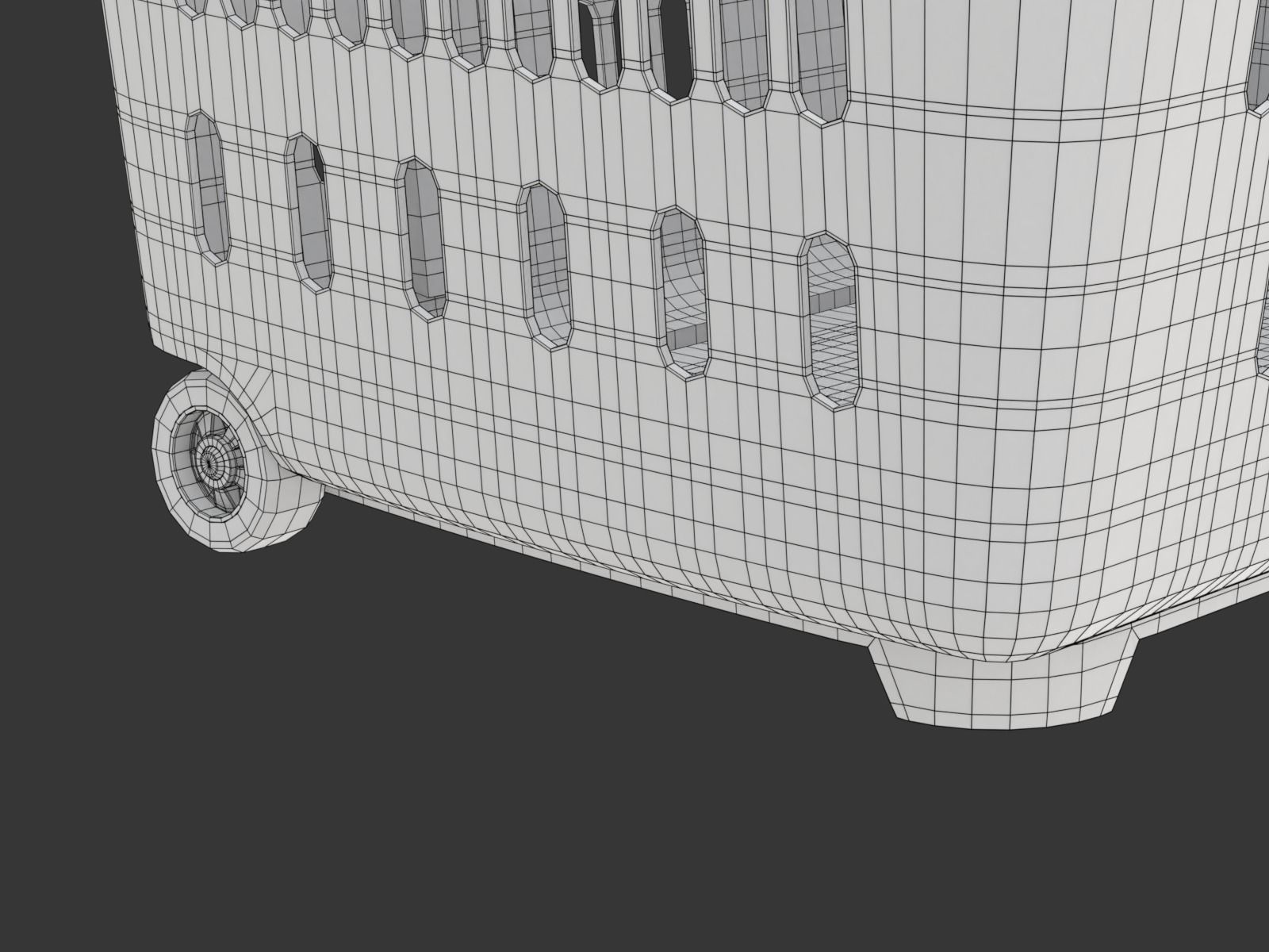 Rolling Shopping Basket 3D model_27