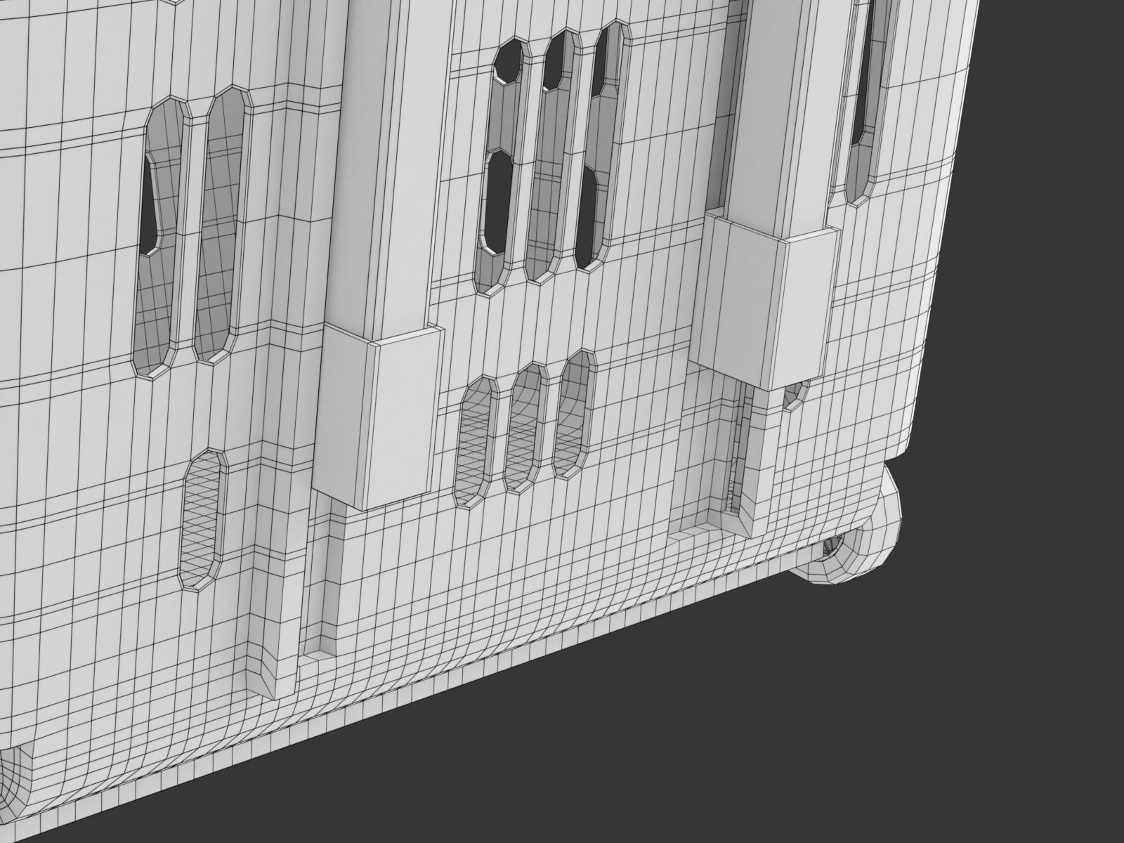 Rolling Shopping Basket 3D model_28