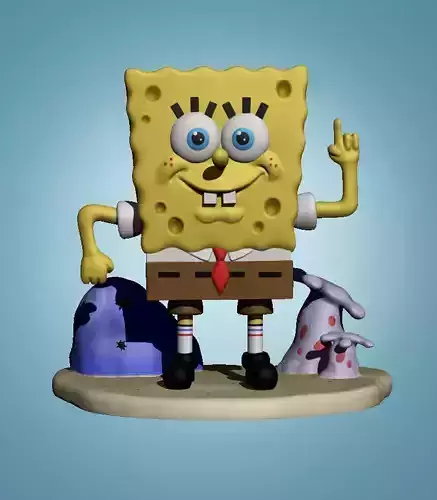 Sponge Bob Squarepants 3D print model