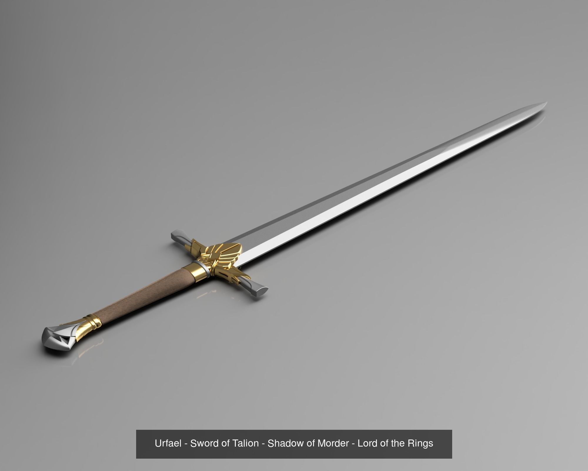 Shadow of Mordor Swords and Scabbards 3D printable 3D Model Collection_5
