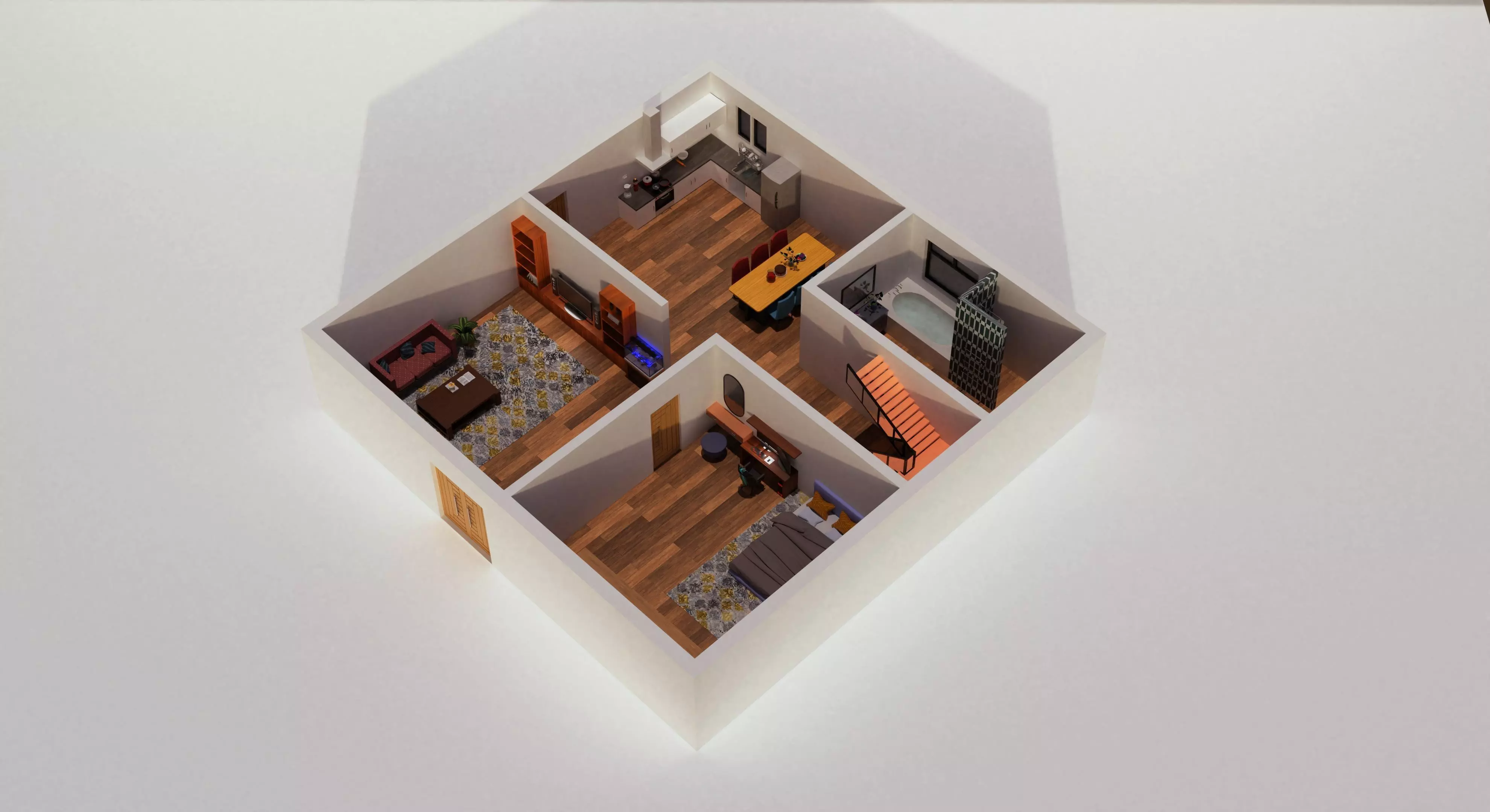 3D Floor Plan Free 3D model