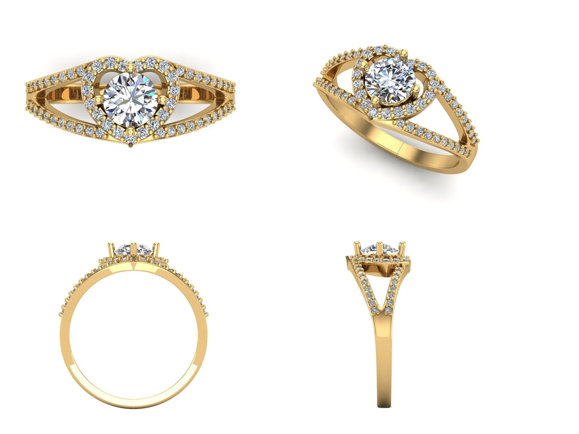 Ring bi76 3D print model_3