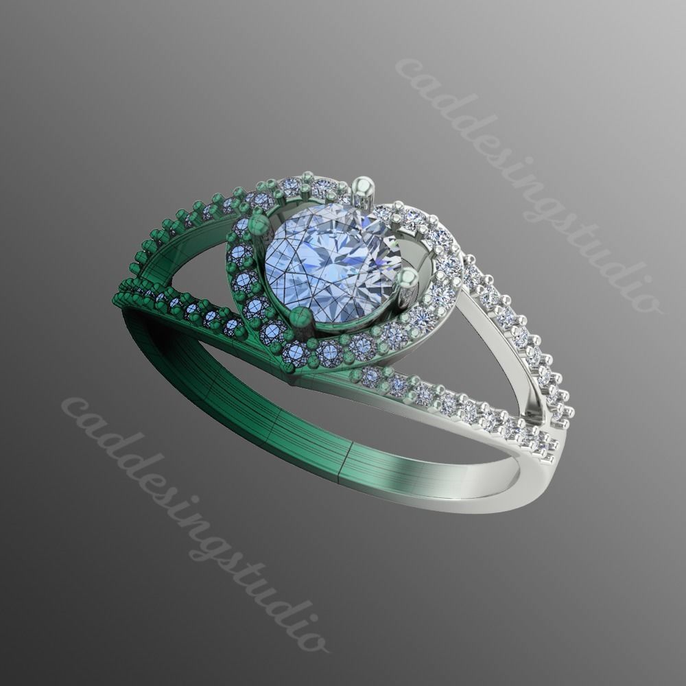 Ring bi76 3D print model_1