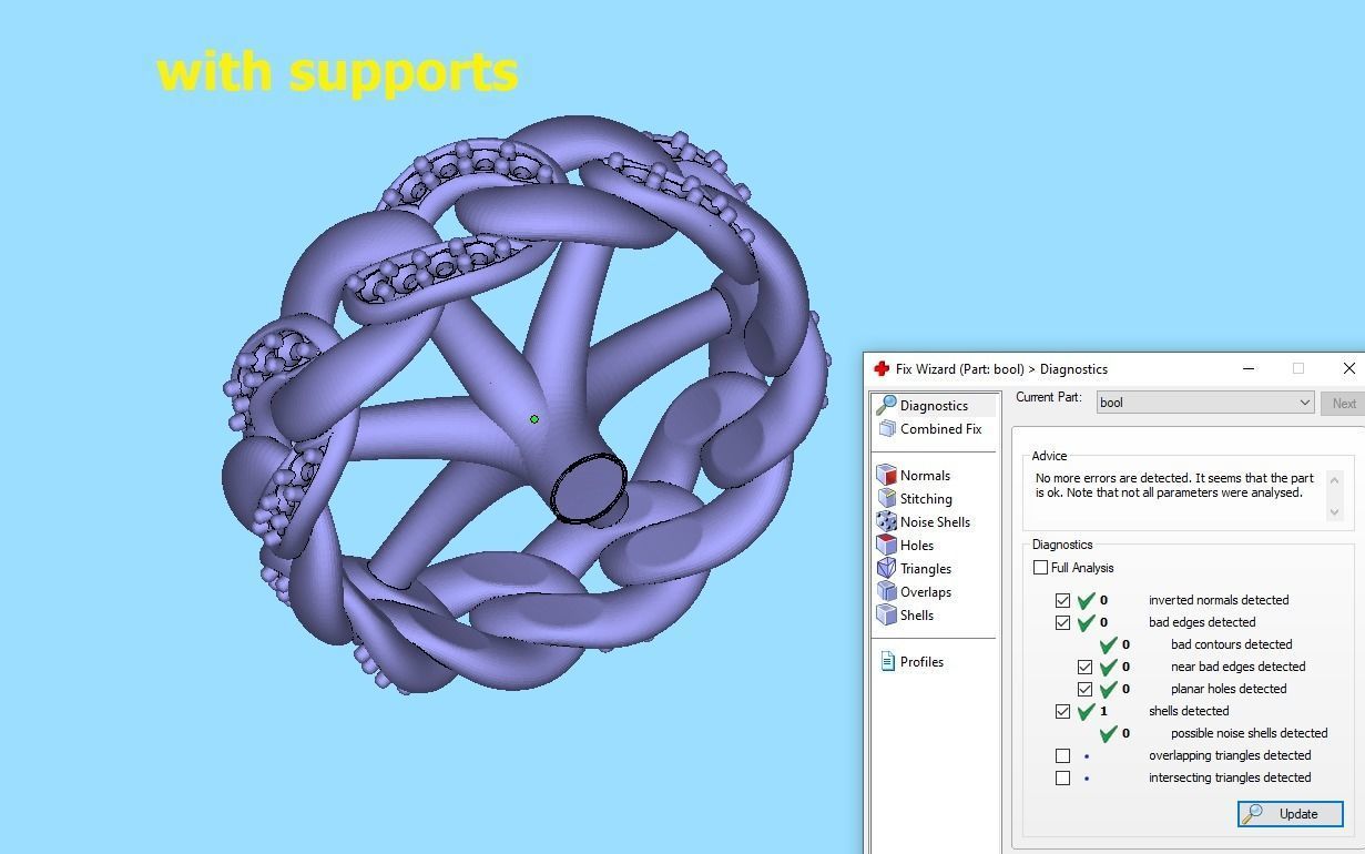 DIAMOND Cuban Link Heavy Chain Ring 7mm Wide 8US Size 3dmodel 3D print model_12