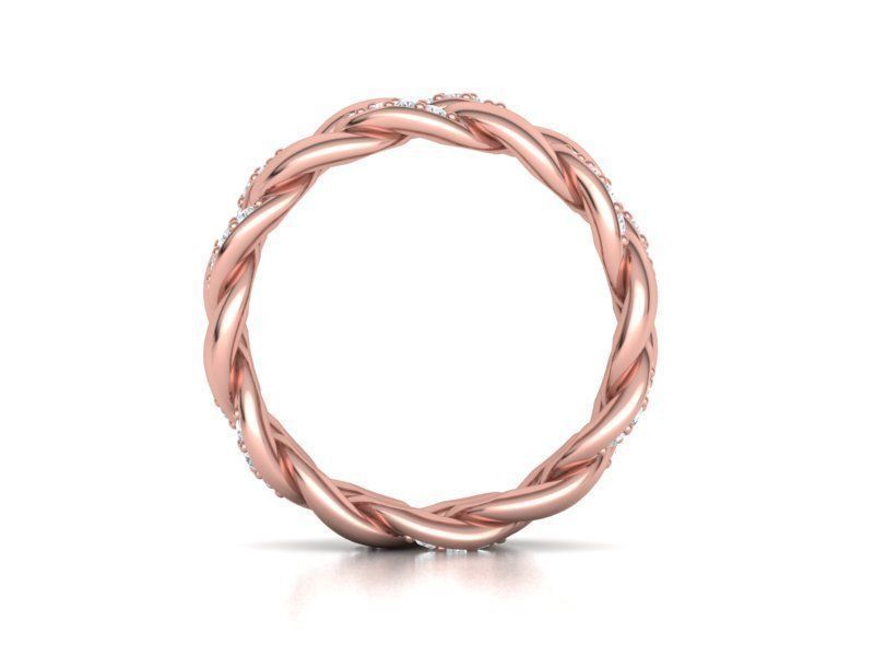 DIAMOND Cuban Link Heavy Chain Ring 7mm Wide 8US Size 3dmodel 3D print model_20