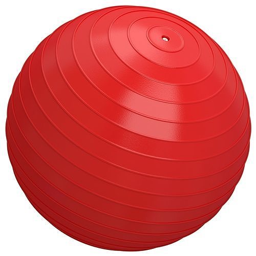 Yoga Ball Red 3D model