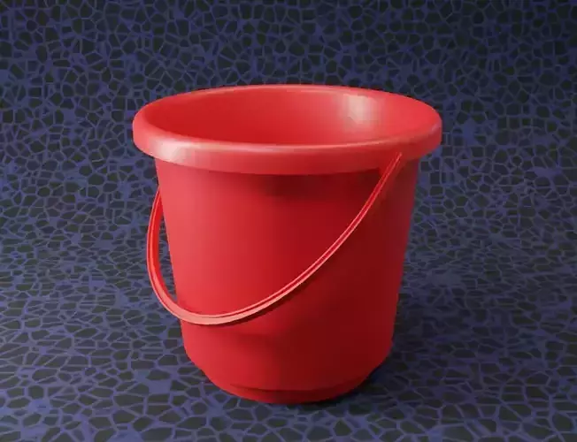 Bucket plastic 3D model
