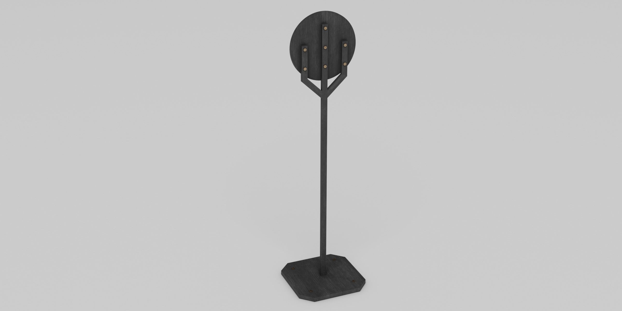 Darts Game Set Low-poly 3D model_3
