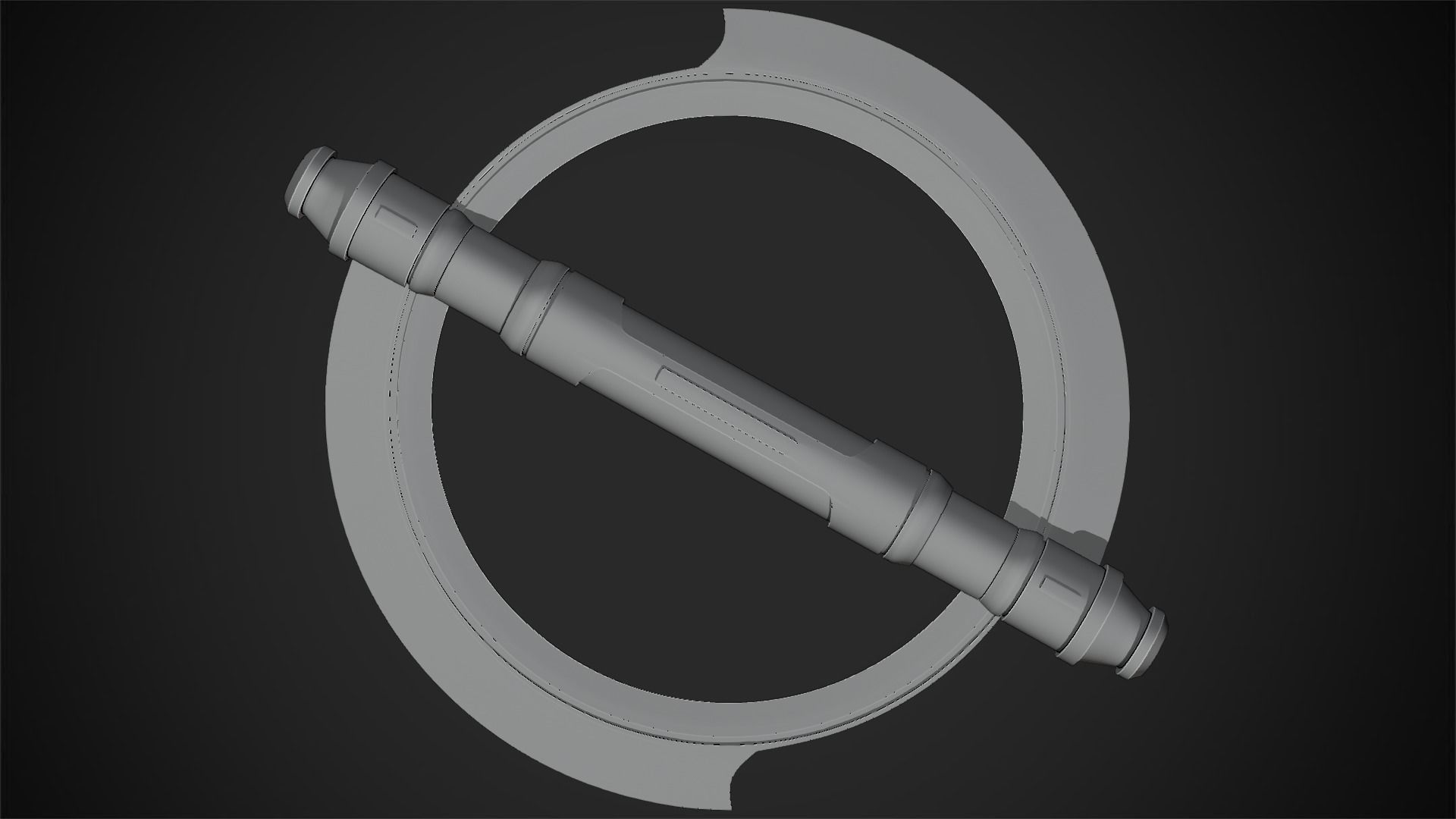 Star Wars Inquisitor Lightsaber for Cosplay 3D print model_18