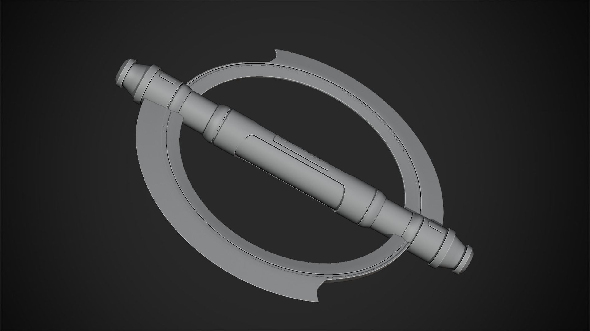 Star Wars Inquisitor Lightsaber for Cosplay 3D print model_16