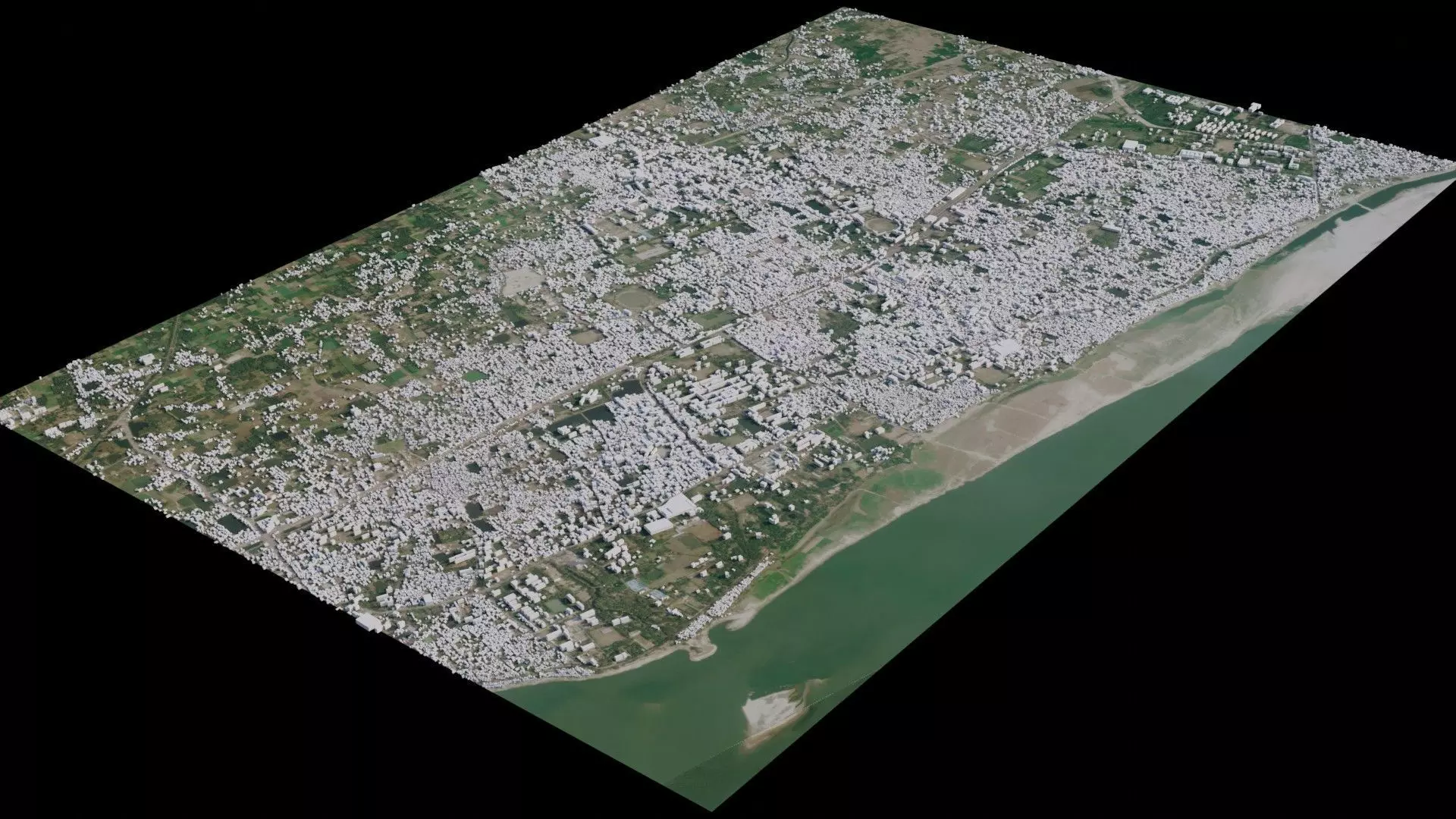 Rajshahi - Bangladesh 3D model_0