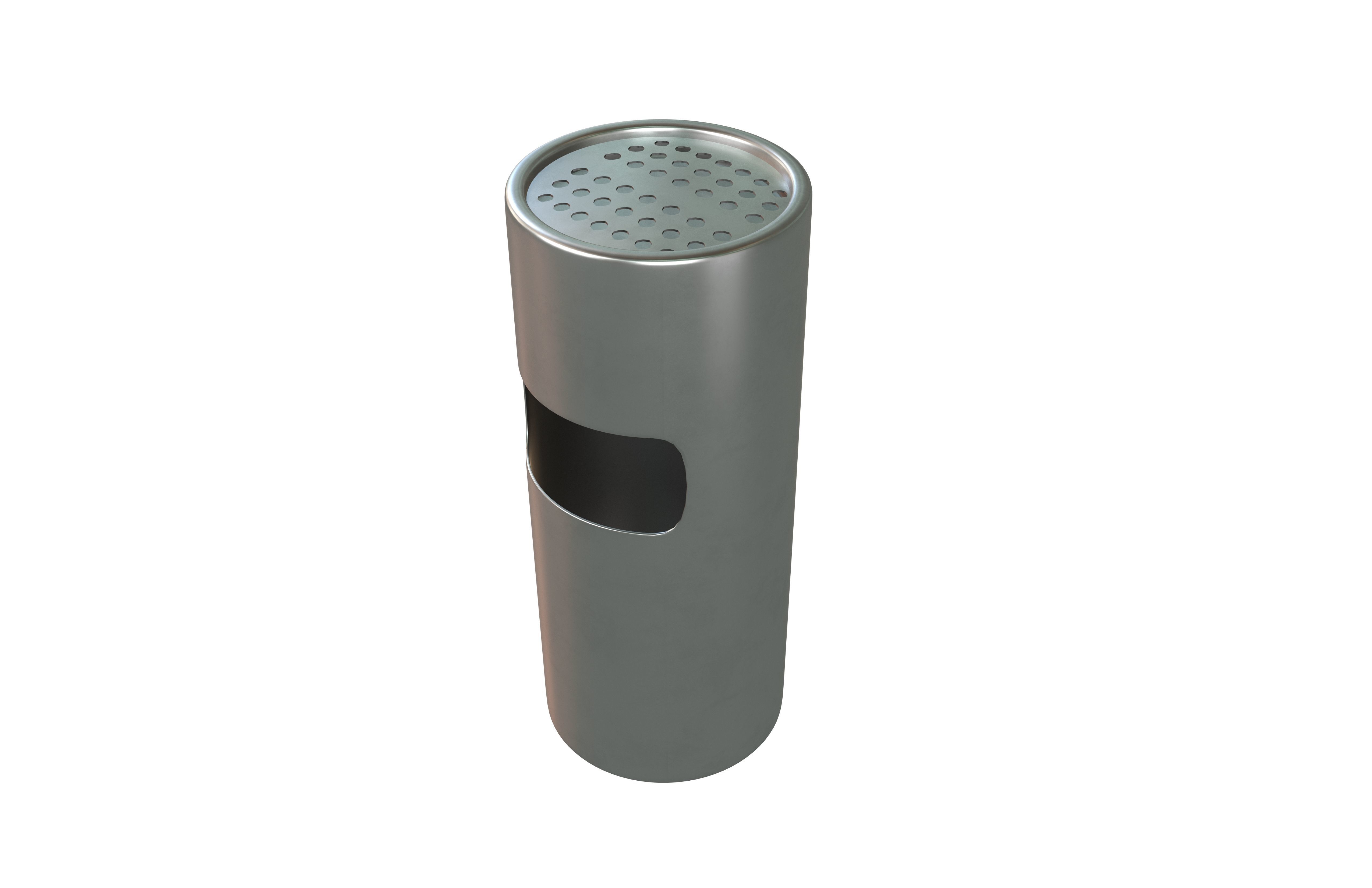 Ashtray Bin v1 001 Low-poly 3D model_3