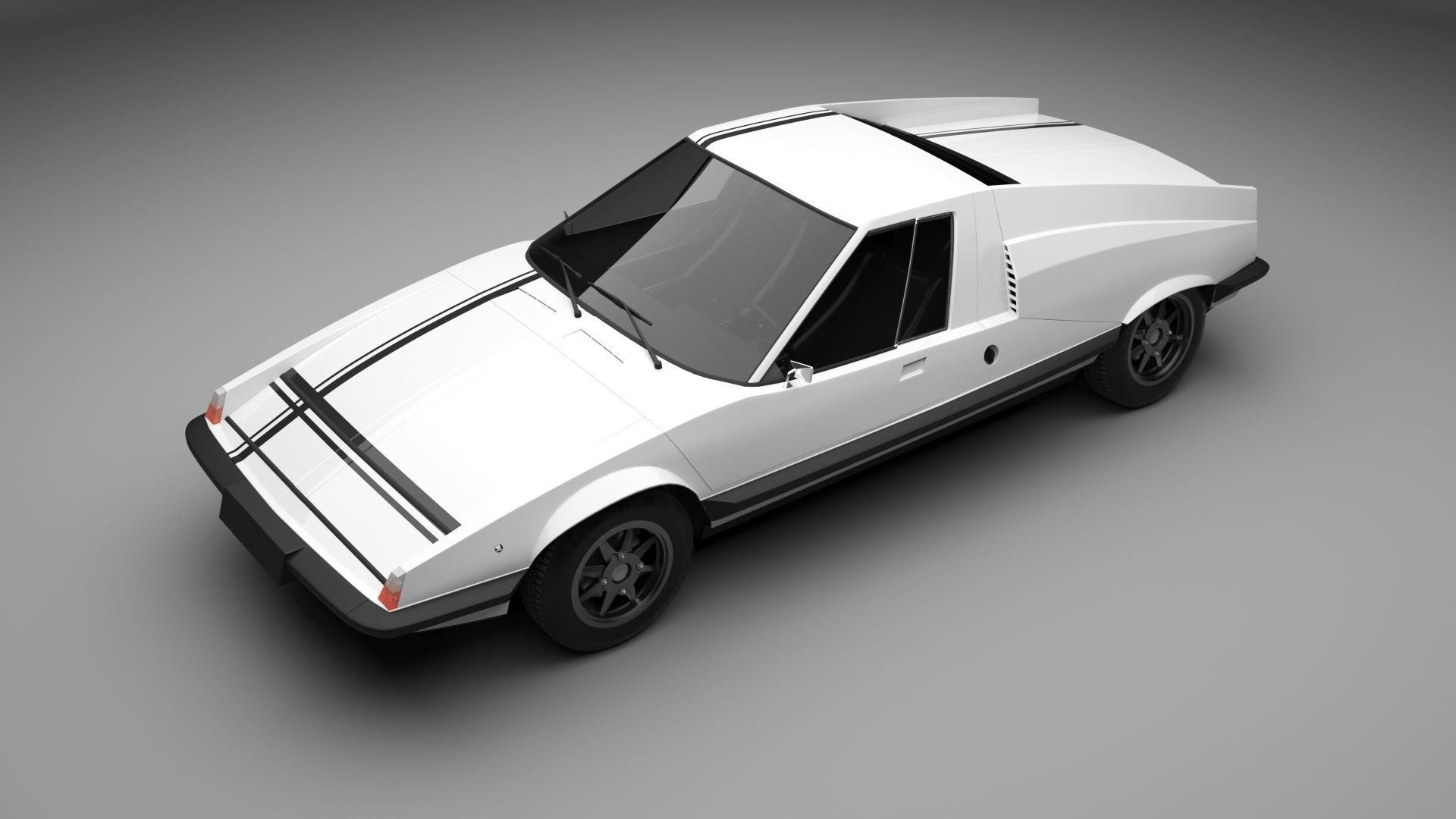 Skoda 110 GT 3D model_3