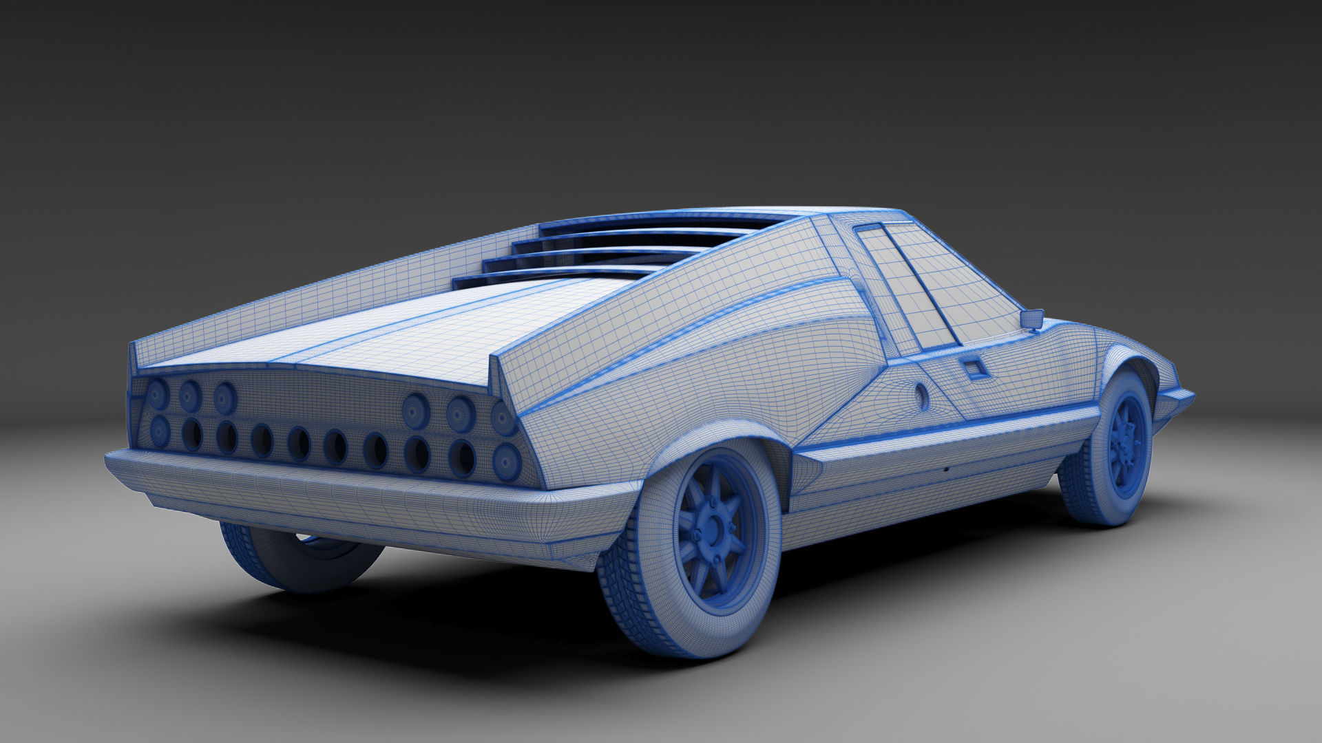Skoda 110 GT 3D model_8
