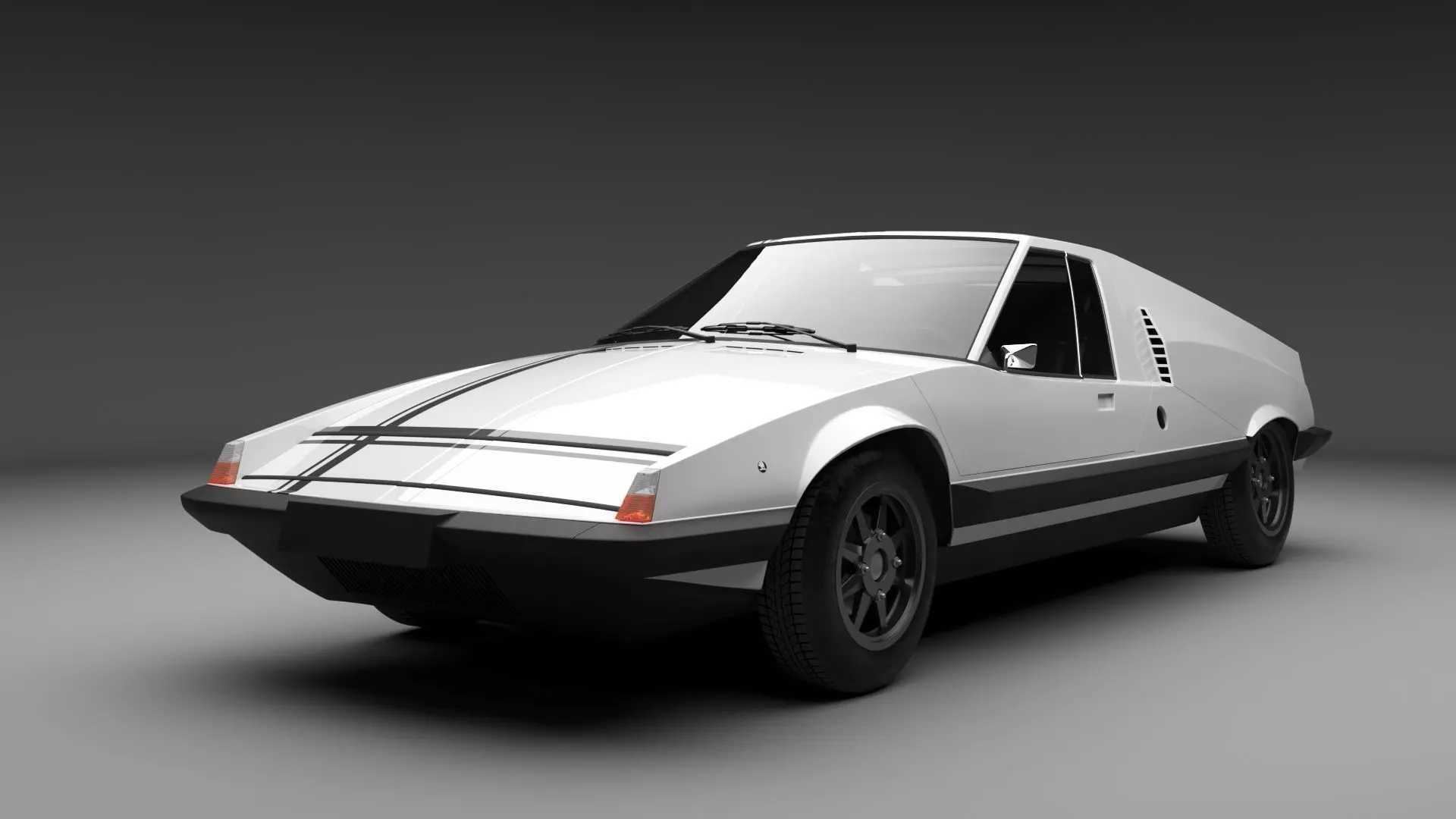 Skoda 110 GT 3D model_0