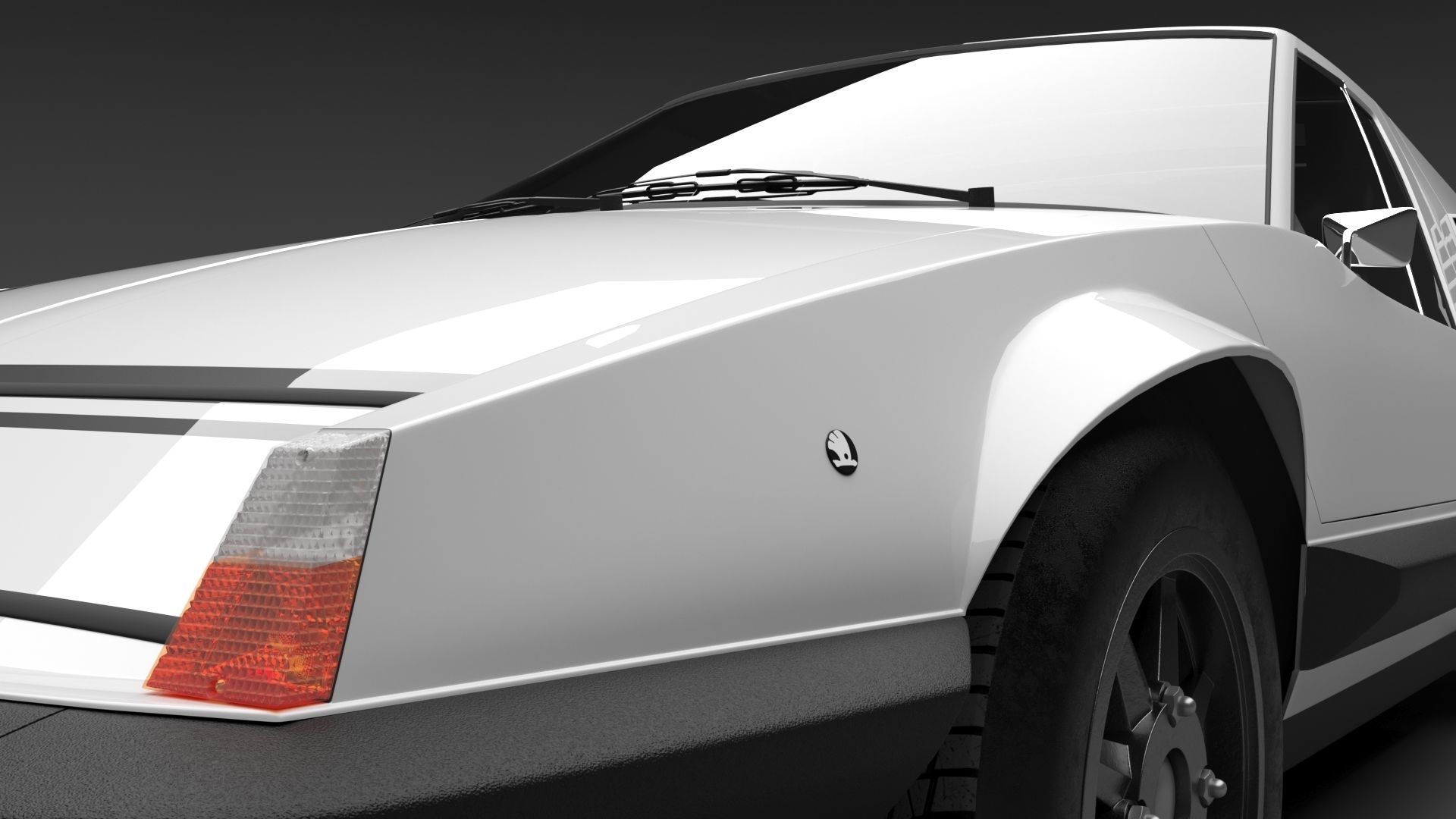 Skoda 110 GT 3D model_5