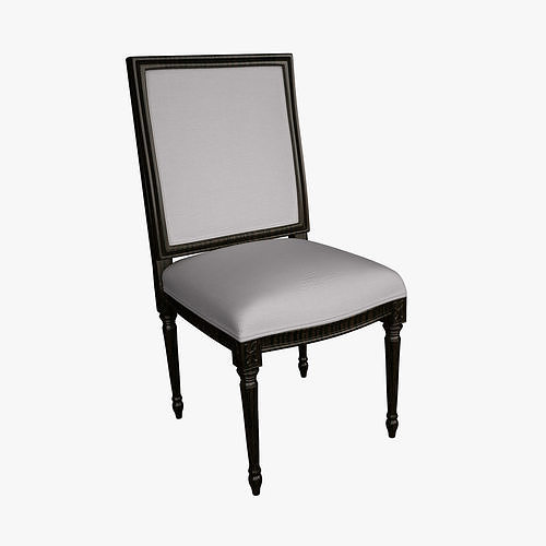Anitas chair - style 8771cs 3D model