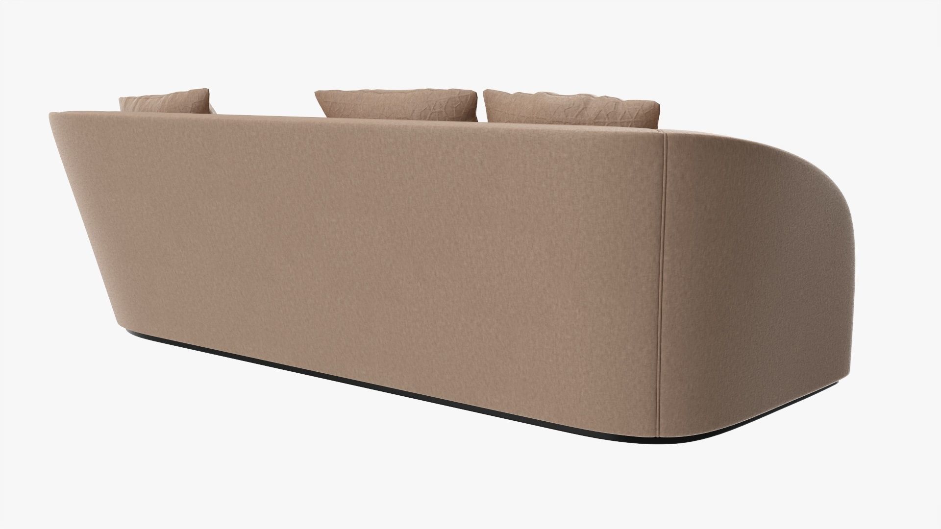 Loveseat sofa 02 3D model_2