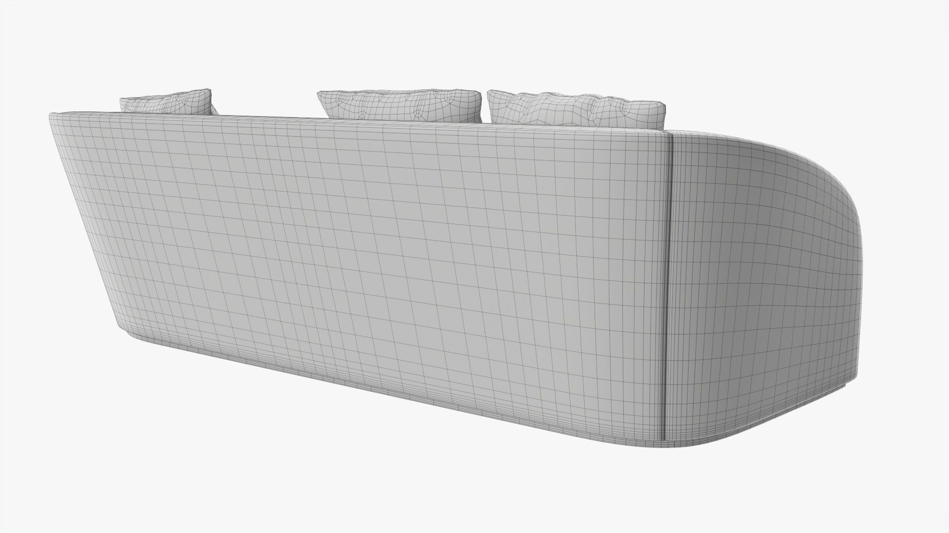 Loveseat sofa 02 3D model_8