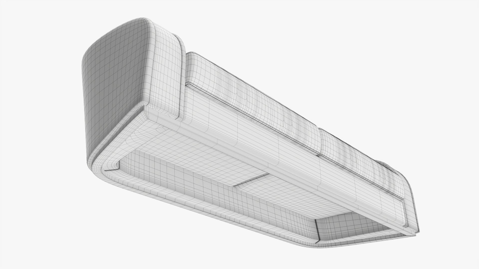 Loveseat sofa 02 3D model_9