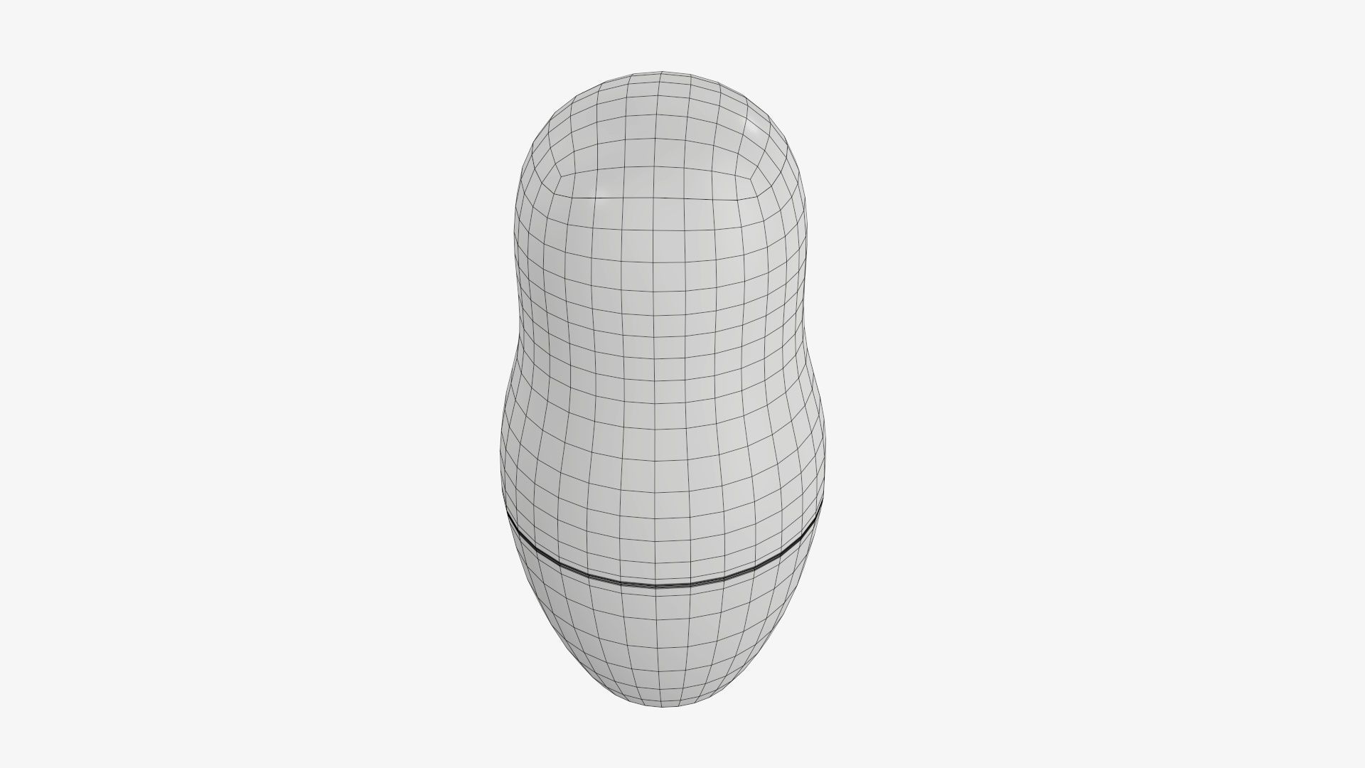 Nesting doll Matryoshka 01 3D model_11