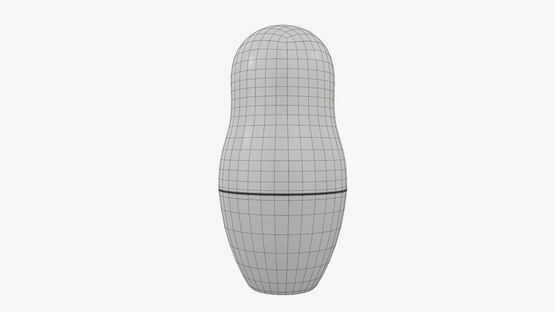 Nesting doll Matryoshka 01 3D model_9