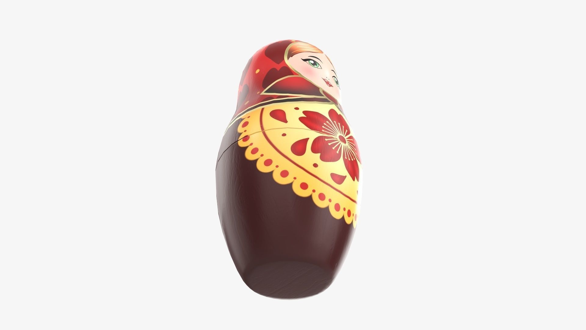 Nesting doll Matryoshka 01 3D model_3