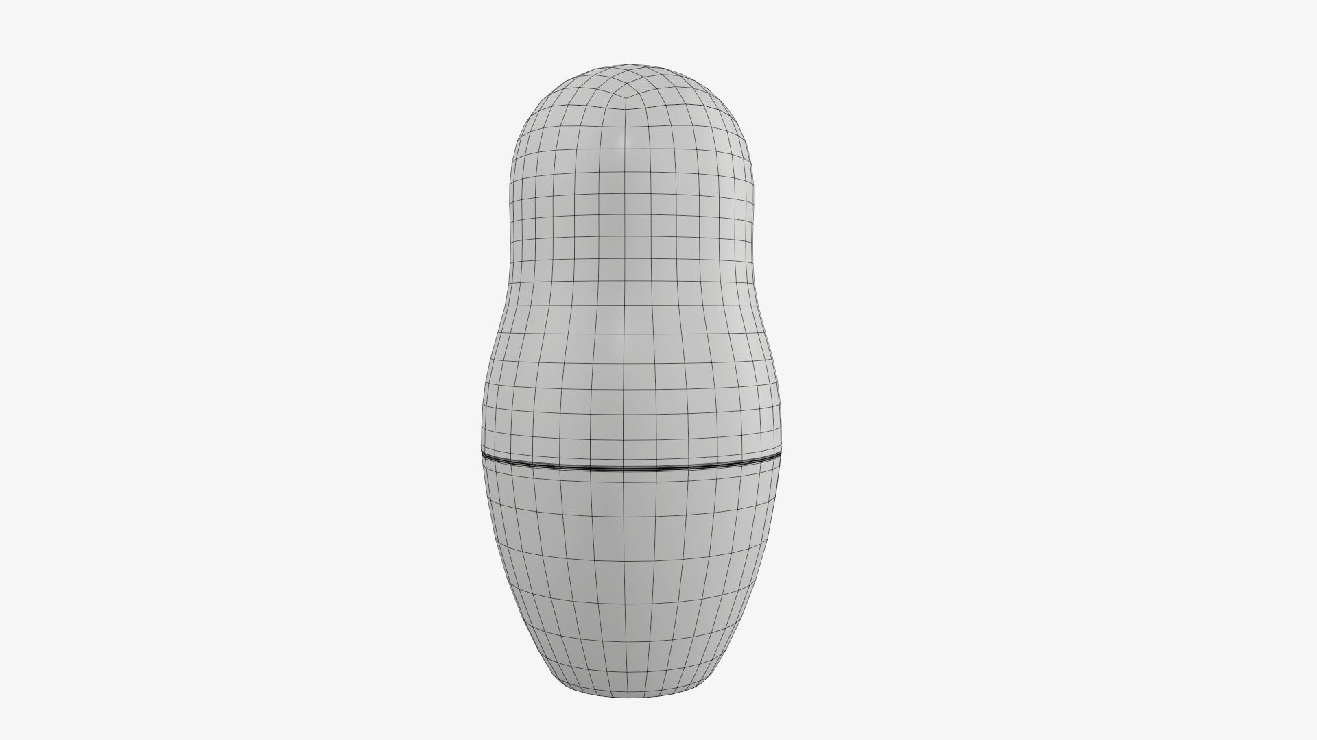 Nesting doll Matryoshka 01 3D model_8
