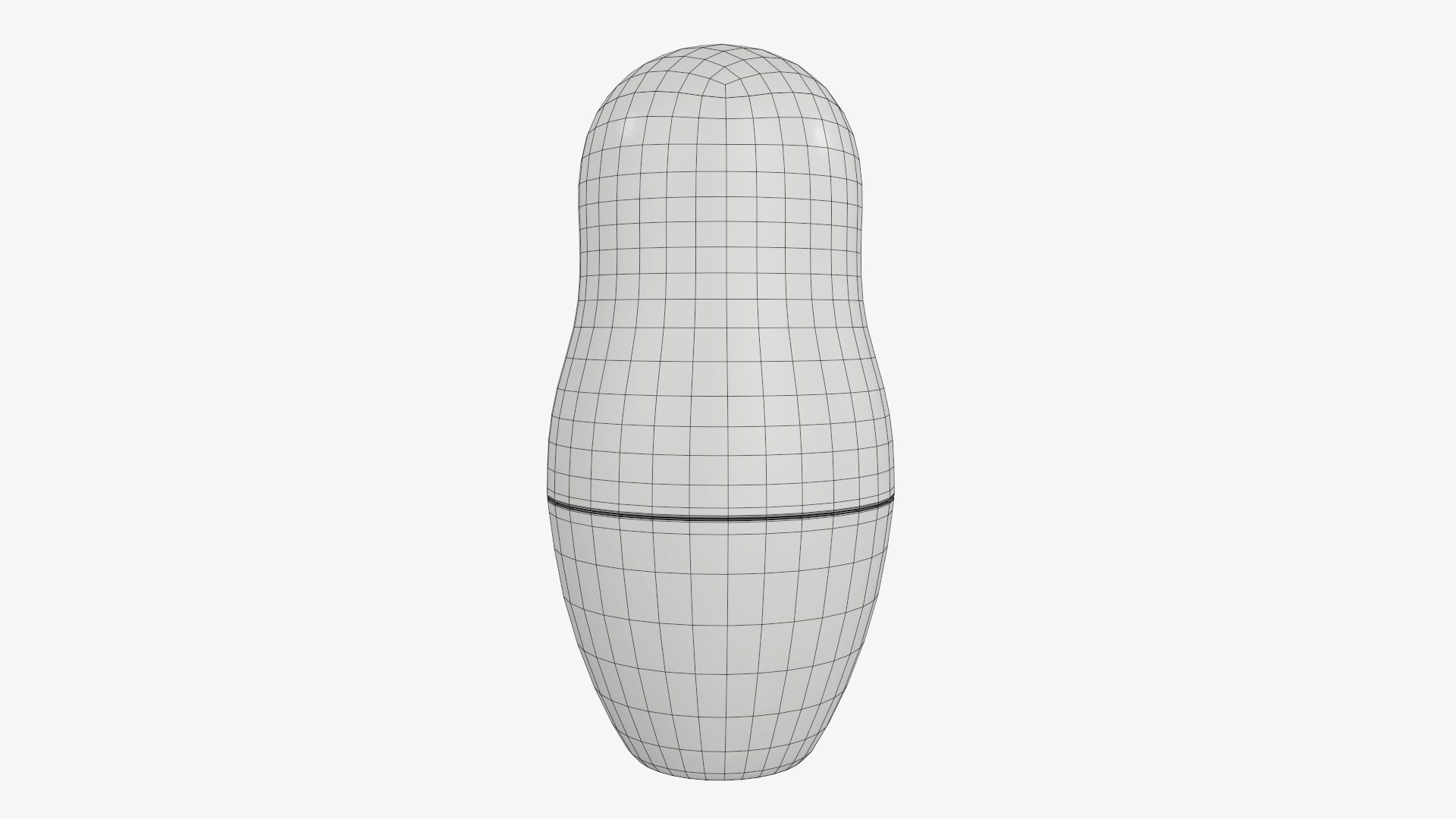 Nesting doll Matryoshka 01 3D model_7